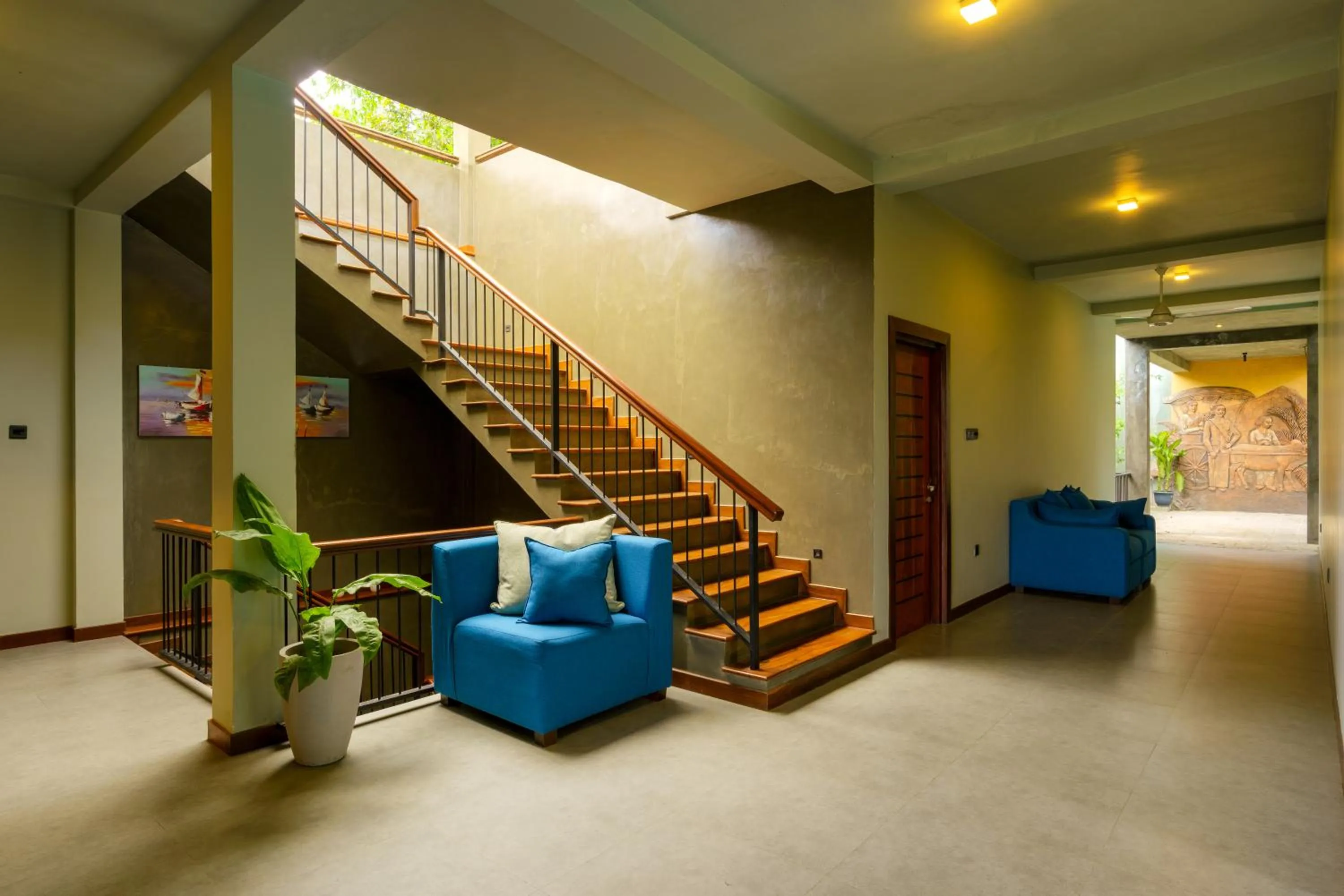 Seating area in Villa Rumassala Luxury Chalets Unawatuna