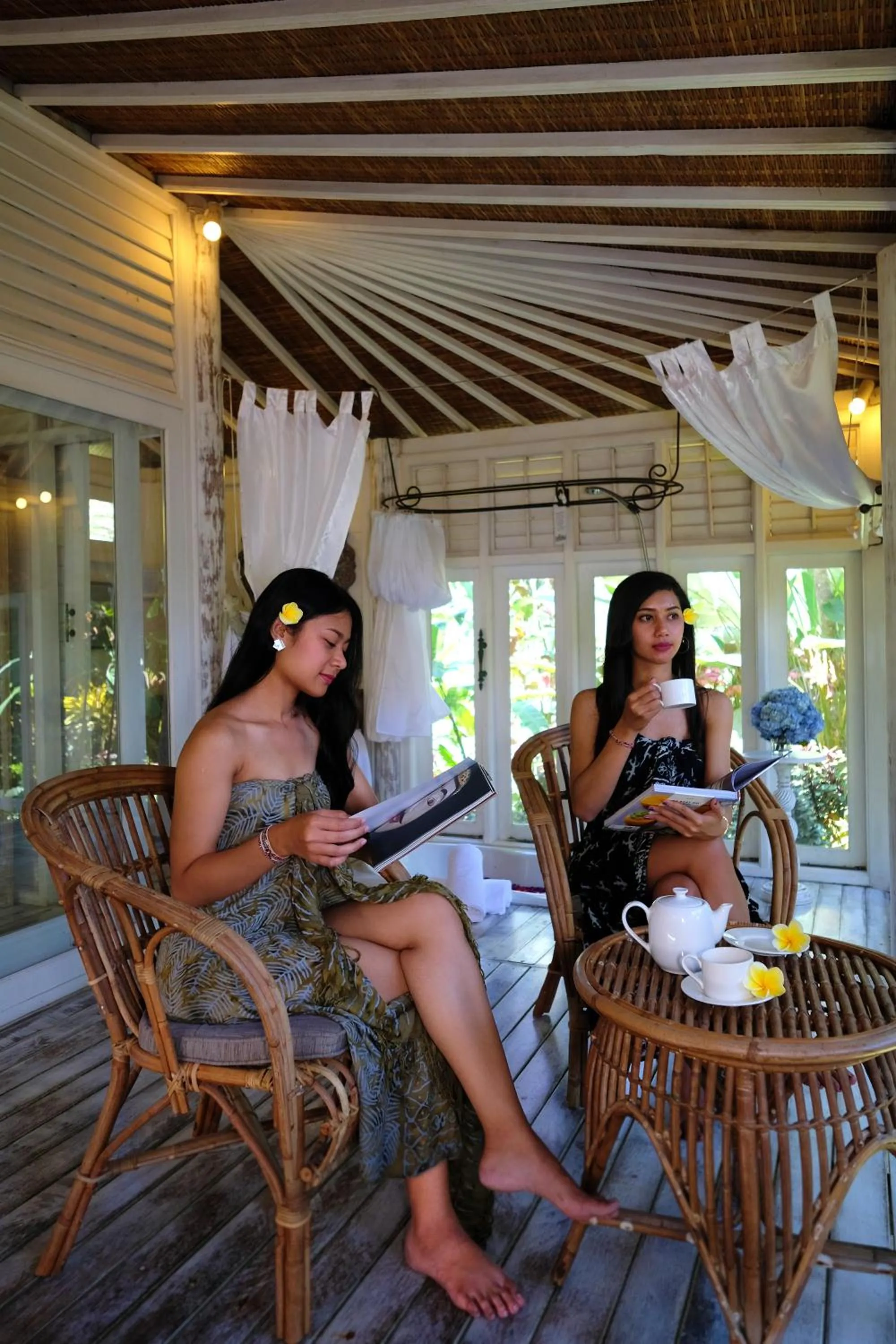 People in Jendela Di Bali Villa