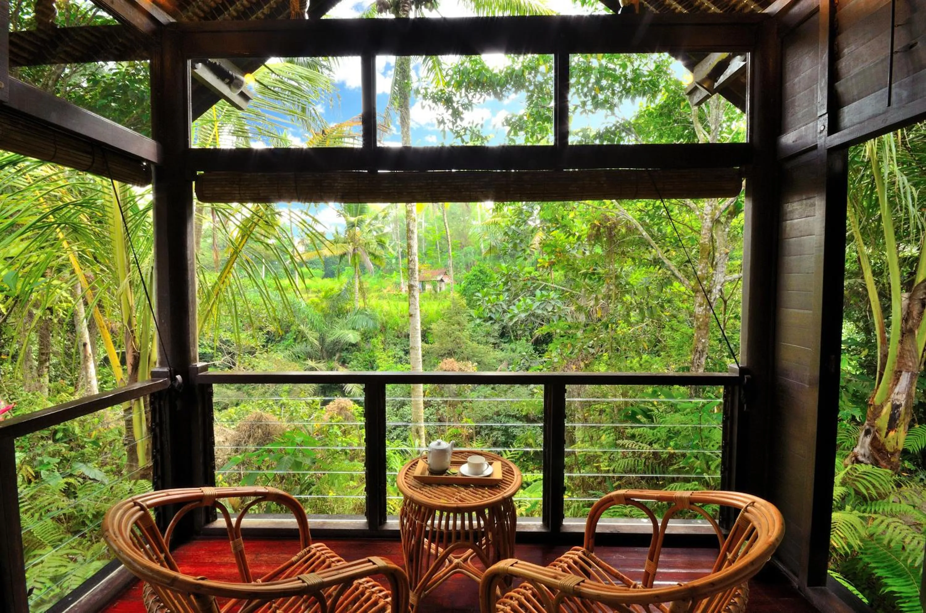 Seating area in Jendela Di Bali Villa