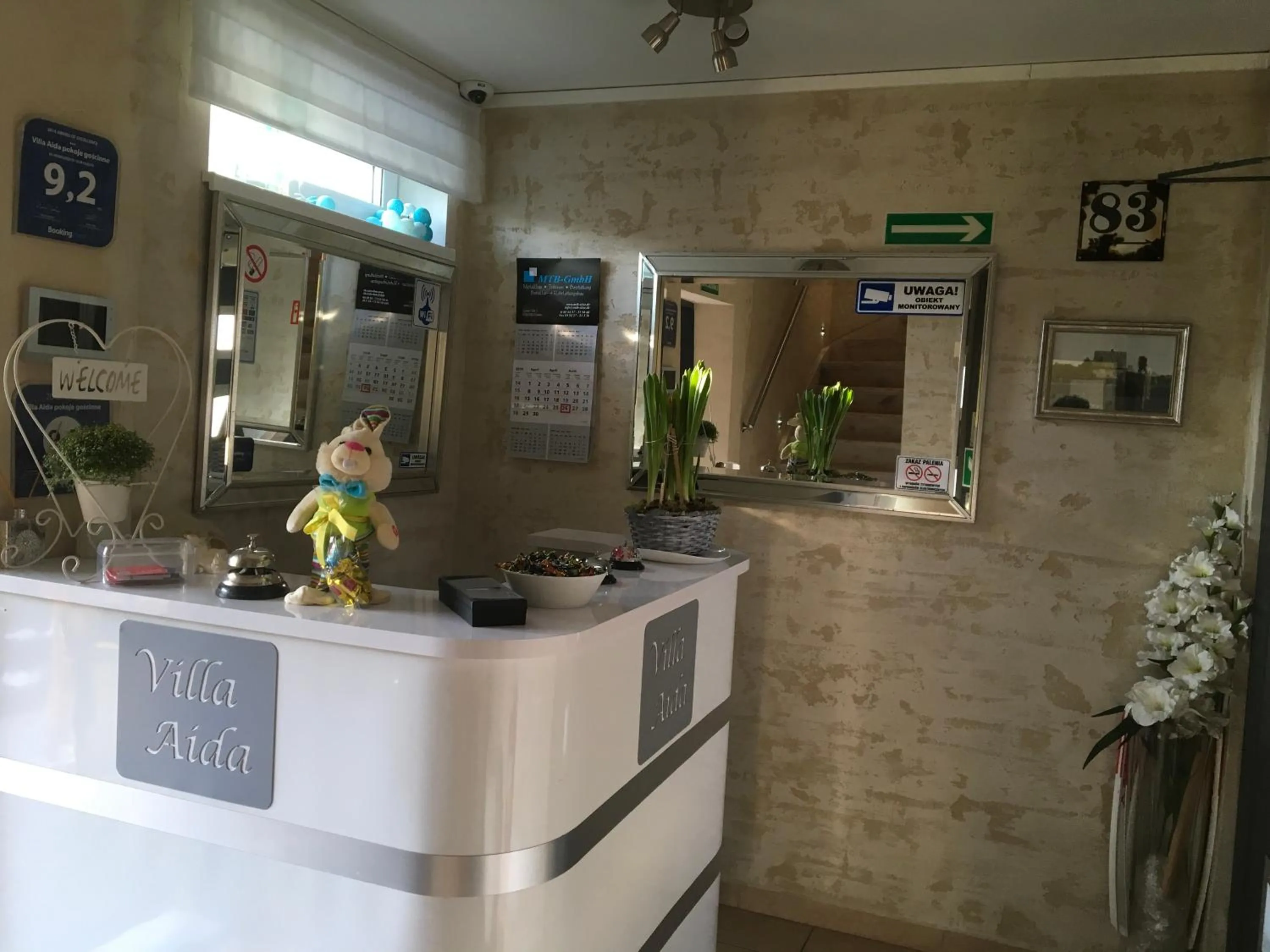 Lobby or reception in Villa Aida pokoje gościnne