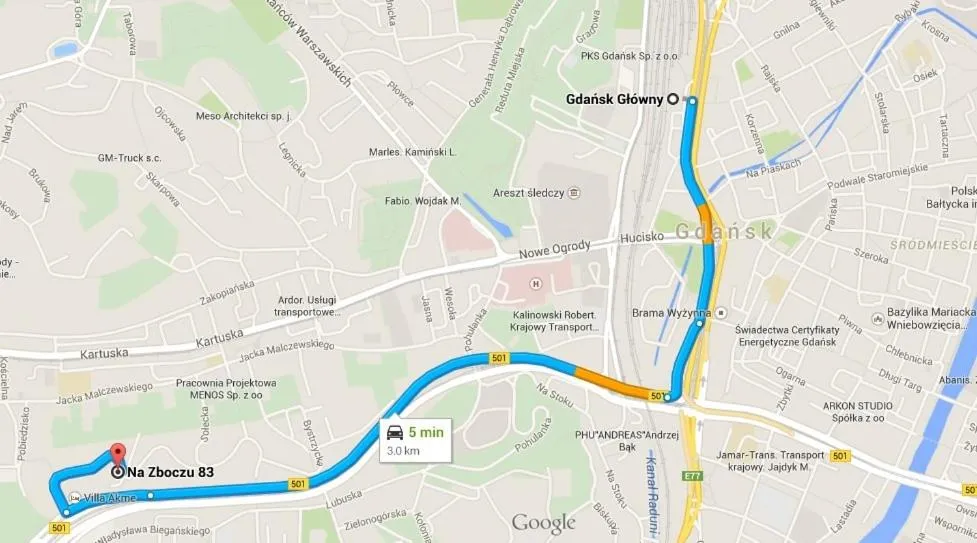 Off site in Villa Aida pokoje gościnne