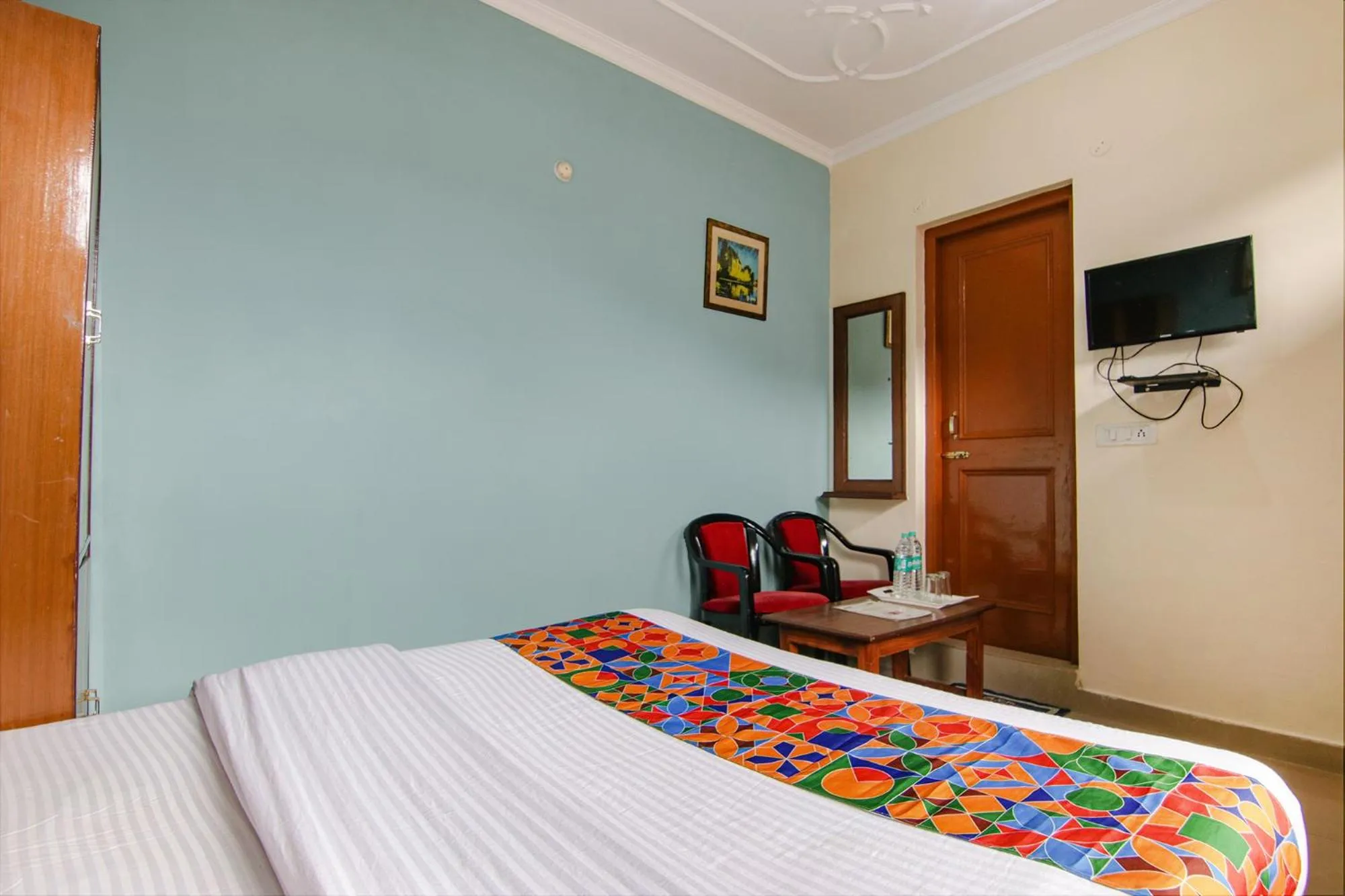 Bed in Hotel Anuj Regency