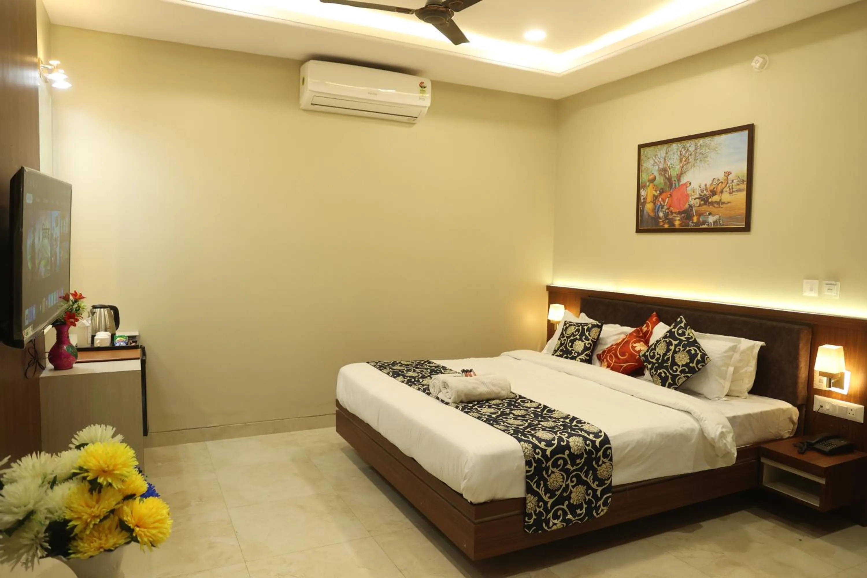 Bed in Shiv Hari heritage