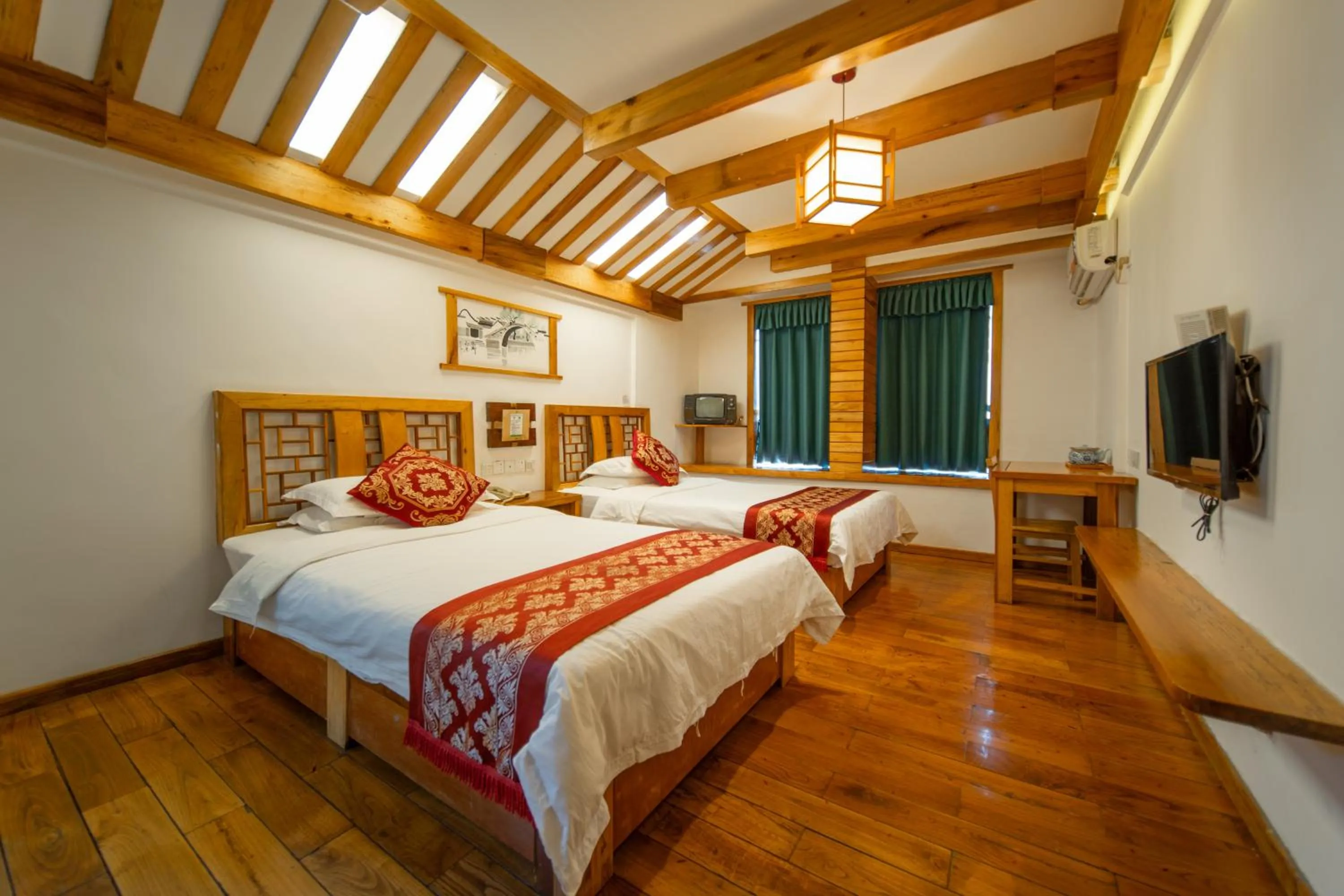 View (from property/room), Bed in Zhangjiajie Wangyi Inn