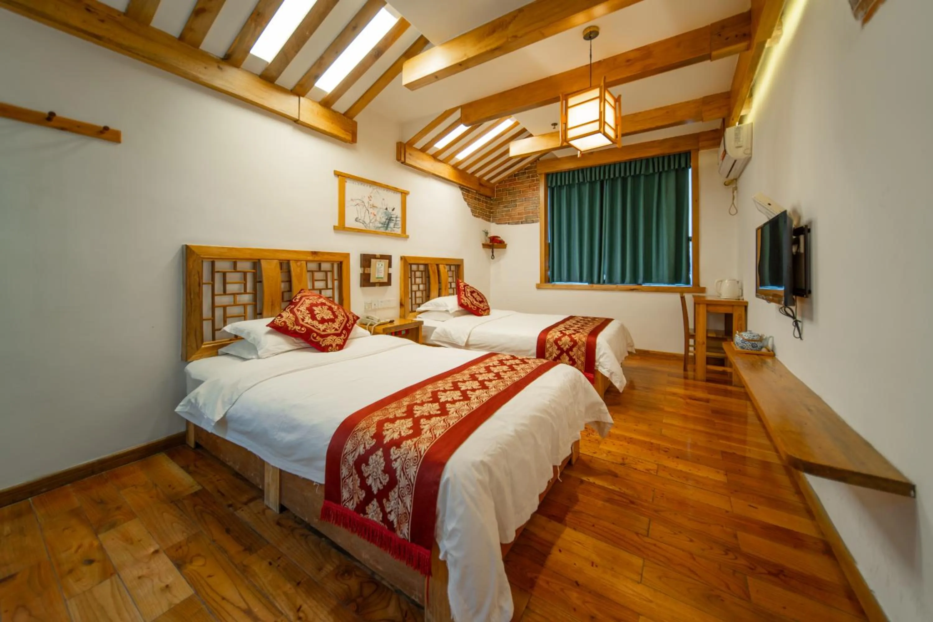 View (from property/room), Bed in Zhangjiajie Wangyi Inn