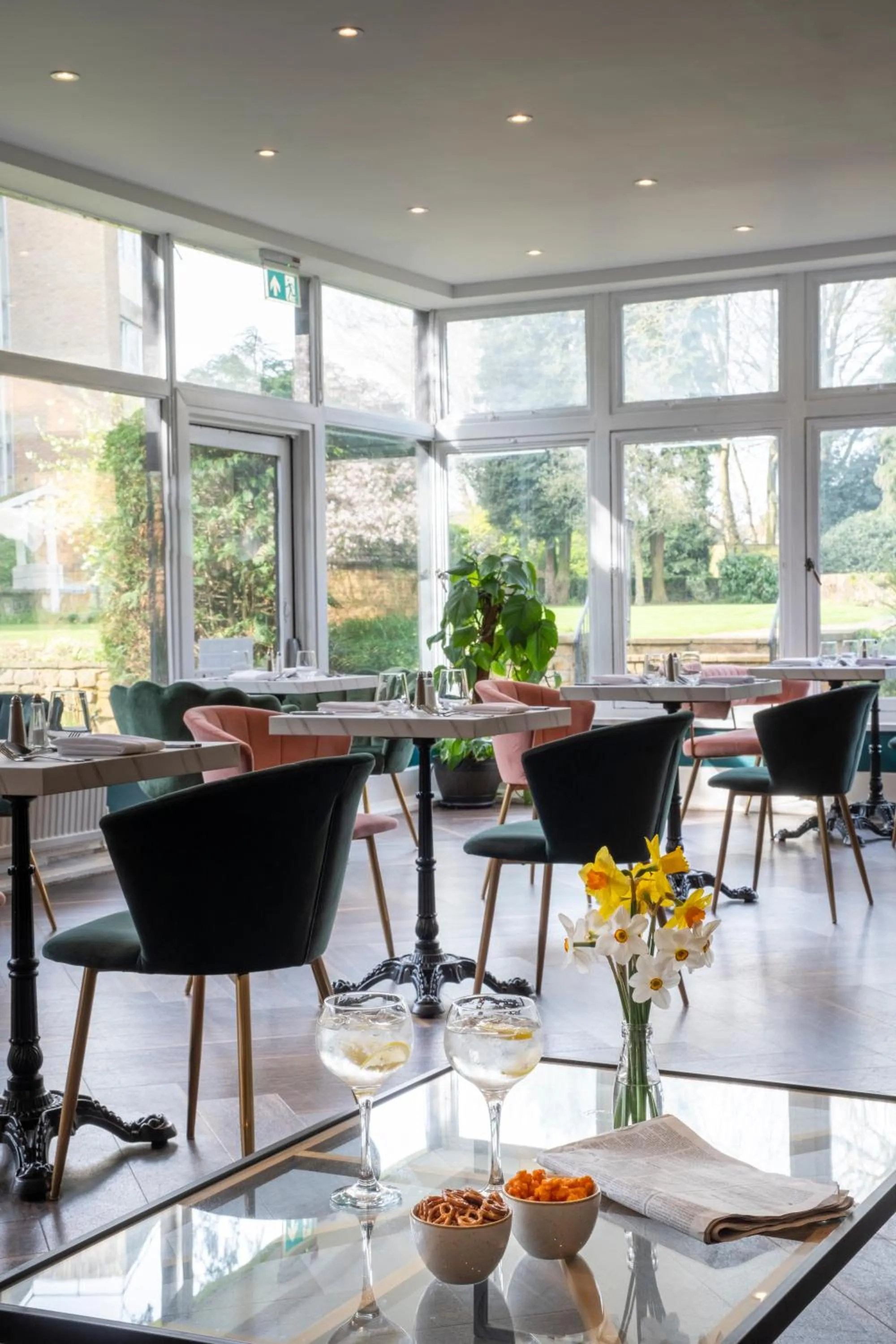 Restaurant/places to eat in Whately Hall Hotel