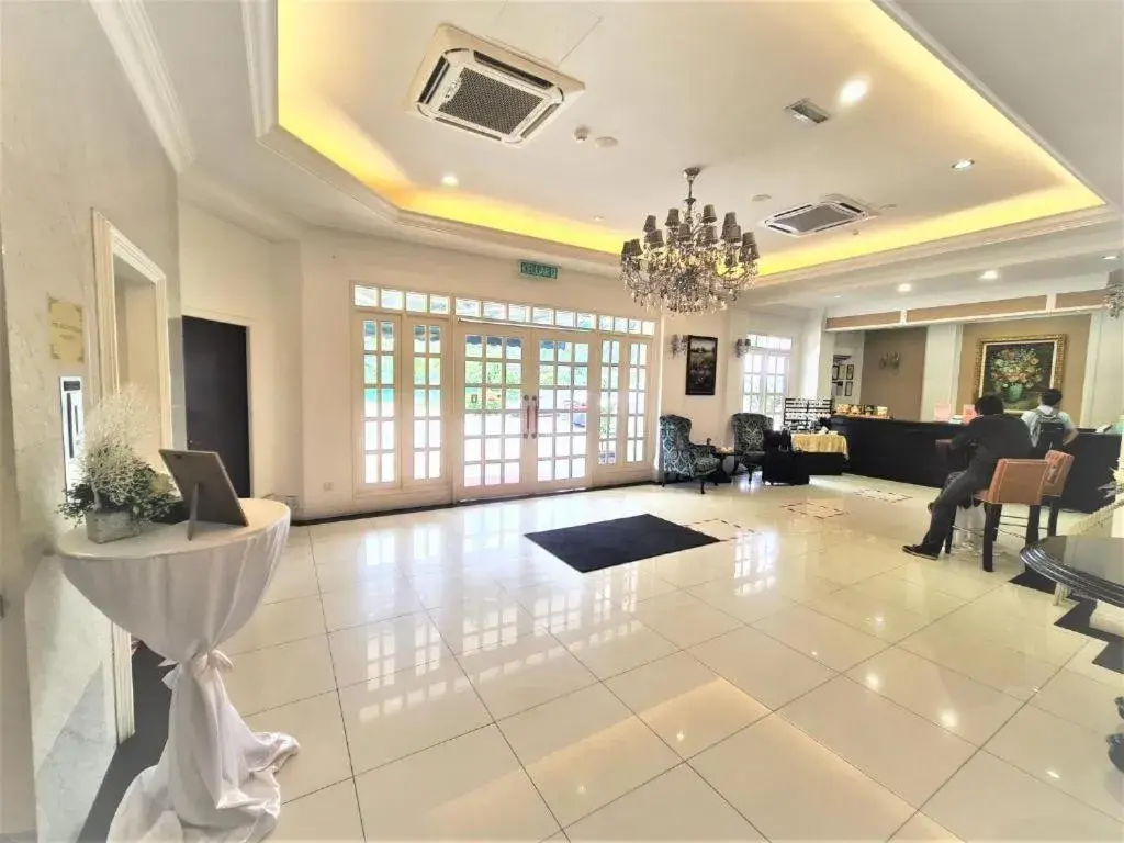 Lobby or reception in Merdeka Hotel Kluang Lobby or reception in Merdeka Hotel Kluang