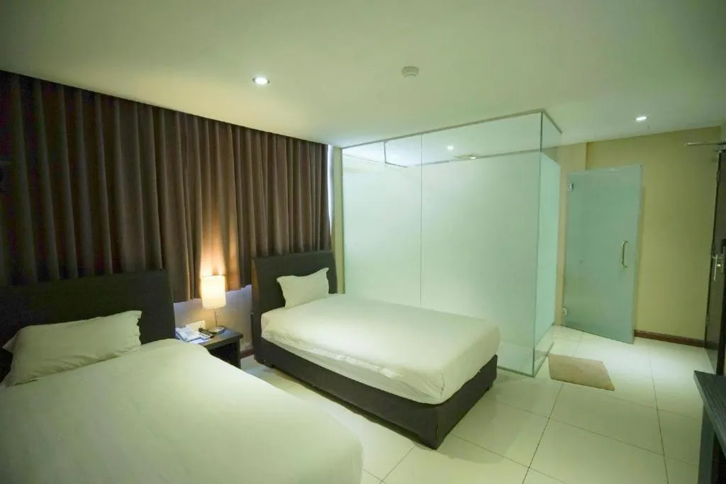 Bedroom, Bed in Merdeka Hotel Kluang