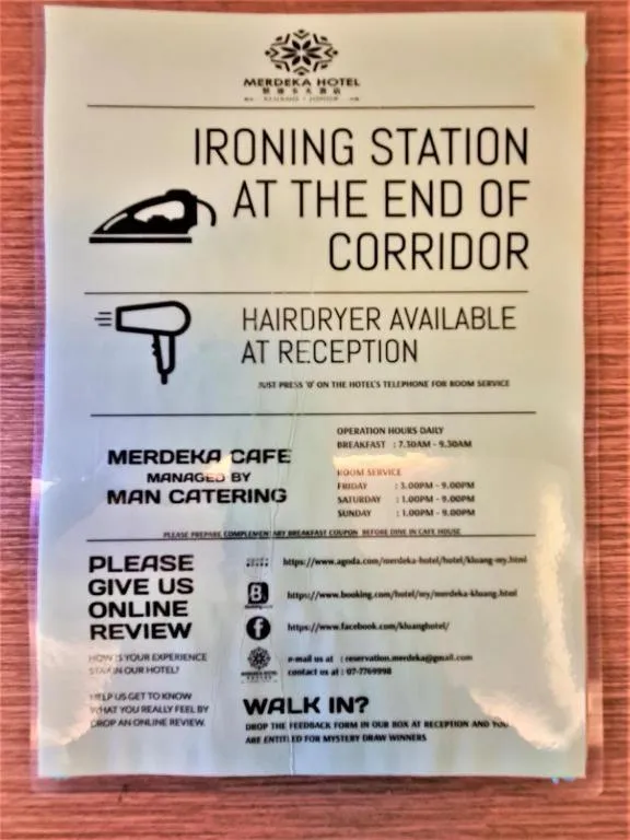 Property building in Merdeka Hotel Kluang