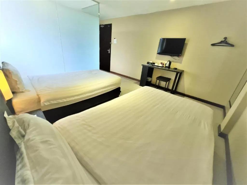 Bedroom, Bed in Merdeka Hotel Kluang