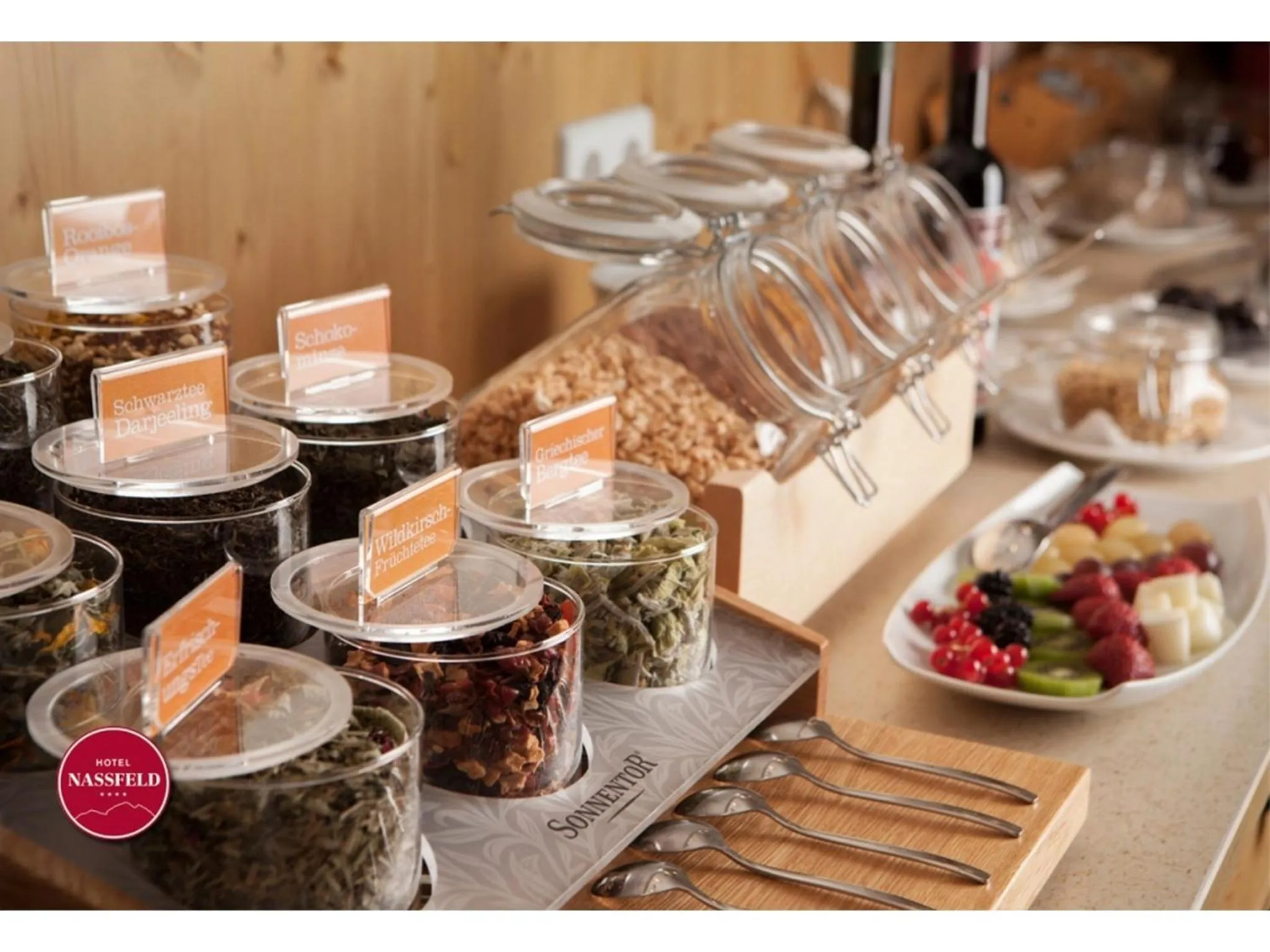 Buffet breakfast in Hotel Nassfeld