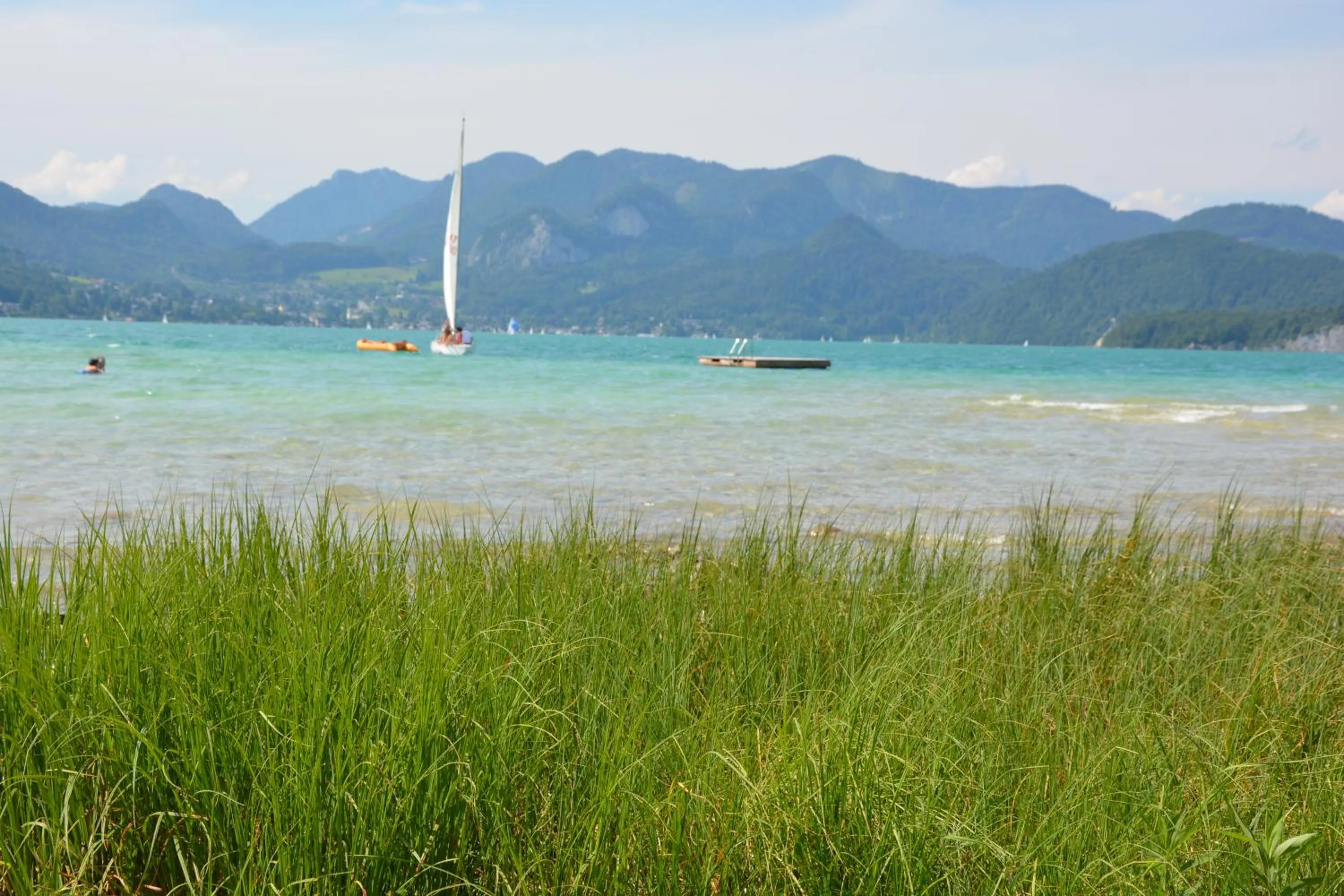 Natural landscape in Appart Weisse Urlauben am Wolfgangsee