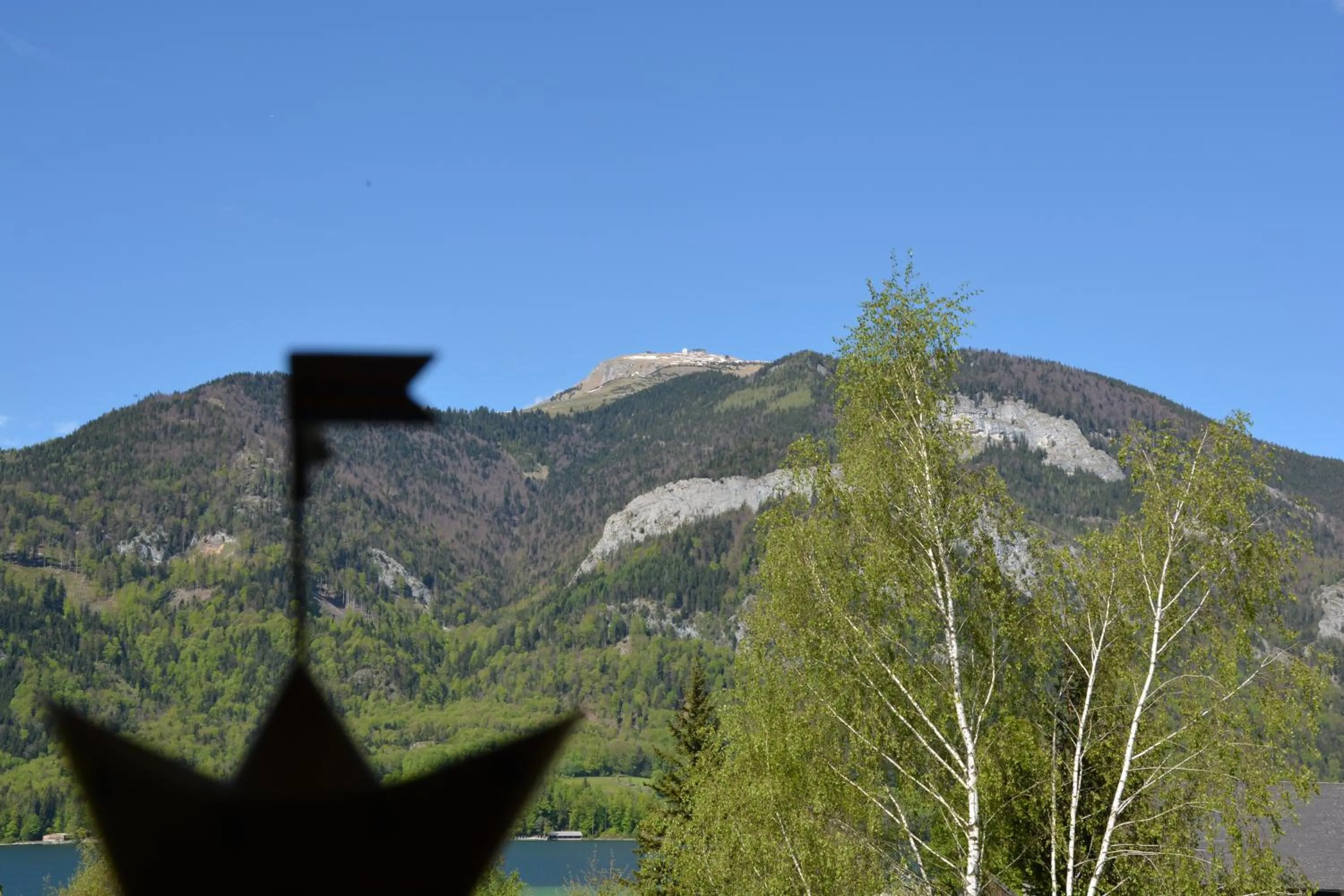 Natural landscape in Appart Weisse Urlauben am Wolfgangsee