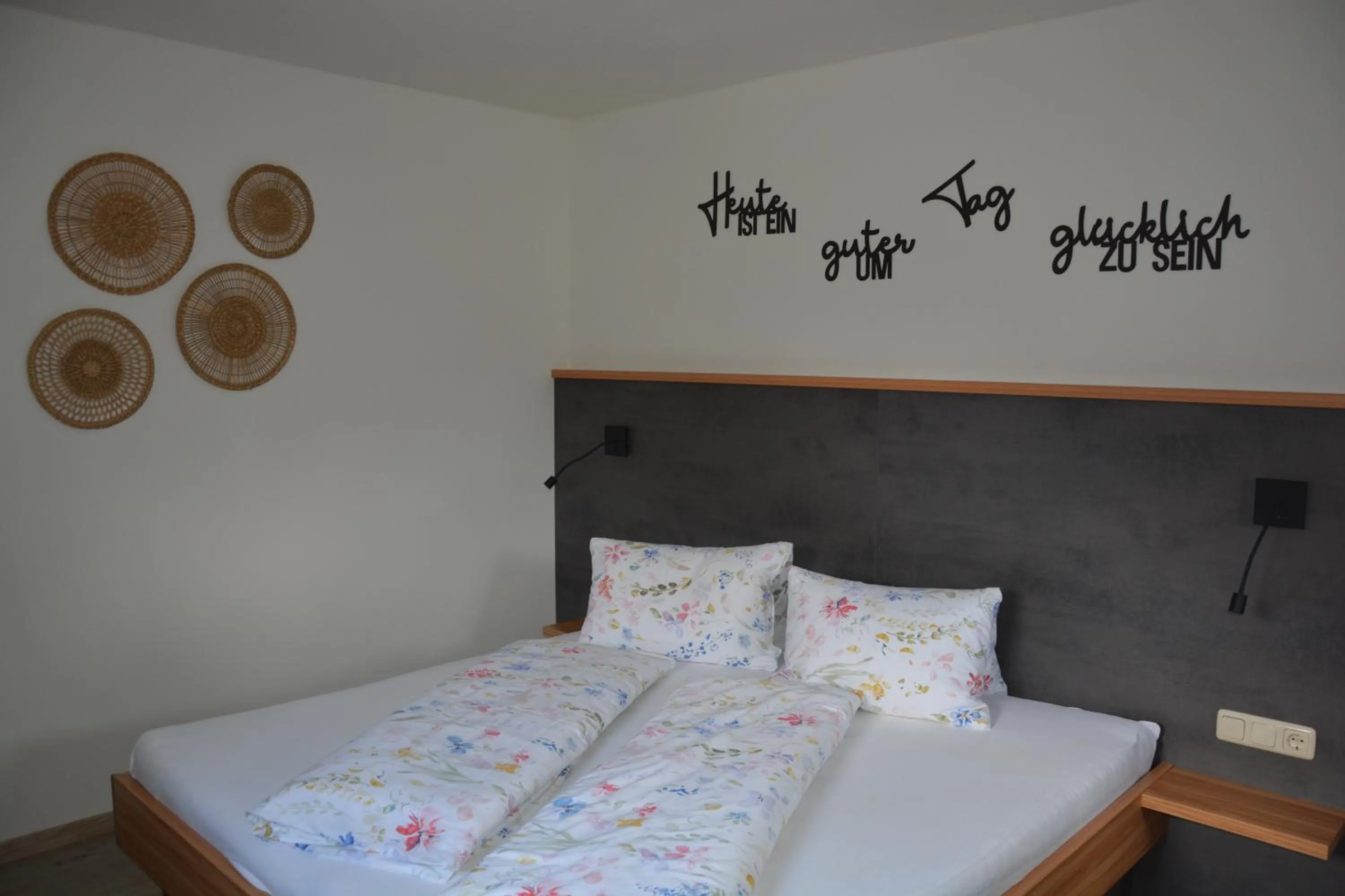 Bed in Appart Weisse Urlauben am Wolfgangsee