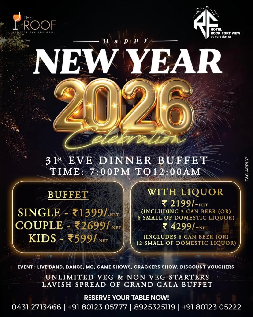 Restaurant/places to eat in Hotel Rockfort View by Park Elanza