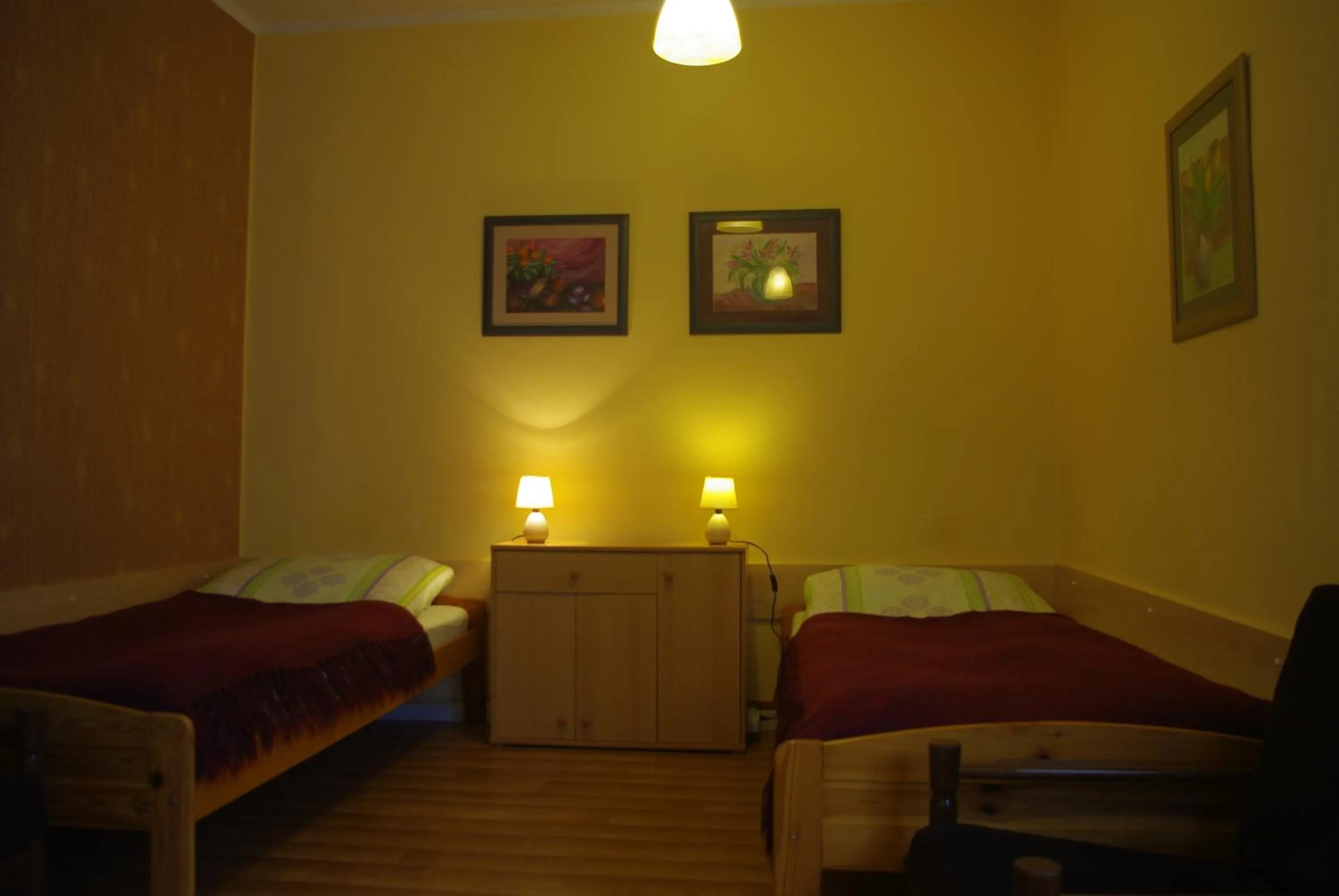 Bed in Zajazd Biały Dom