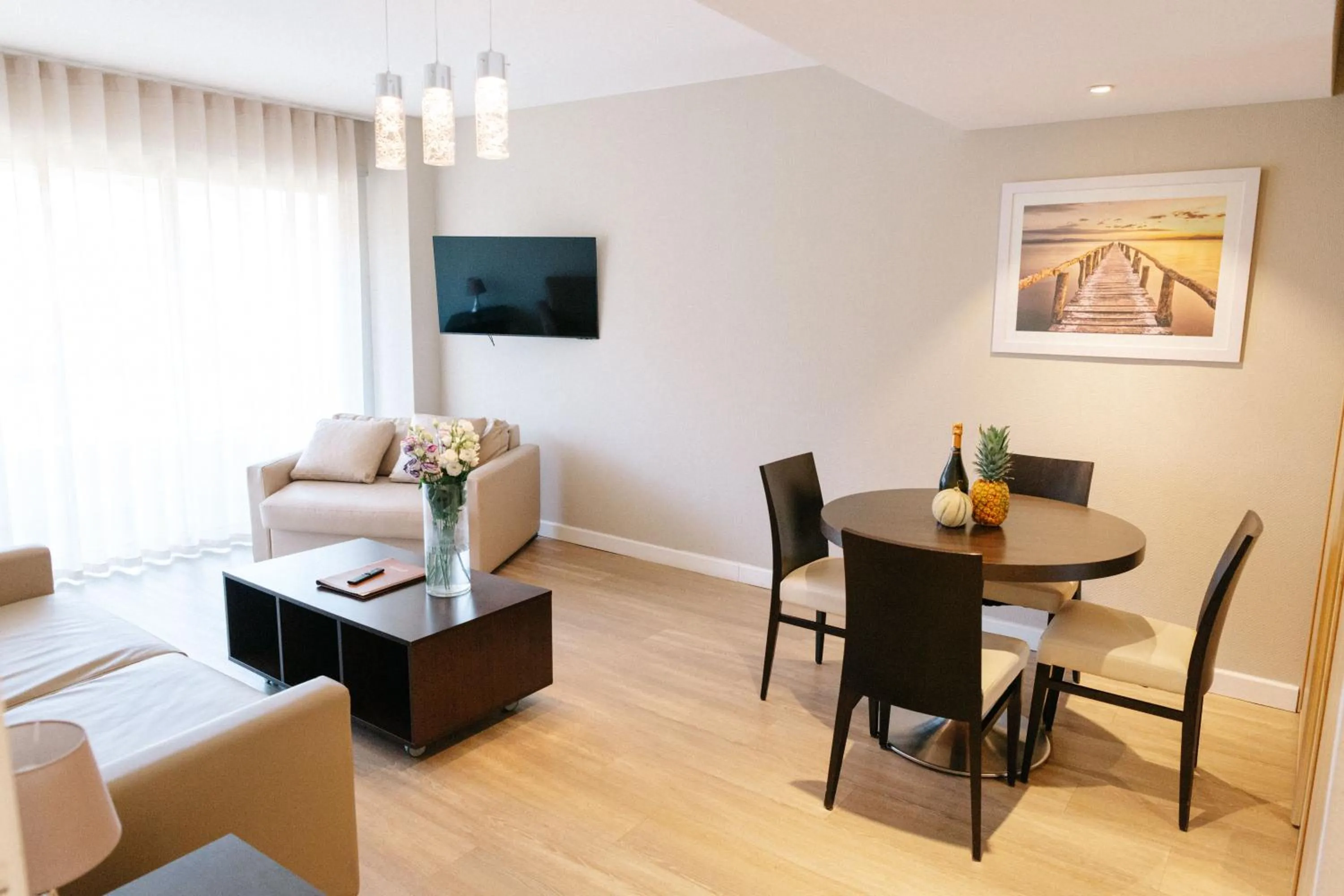 Living room in Résidence Châteauneuf