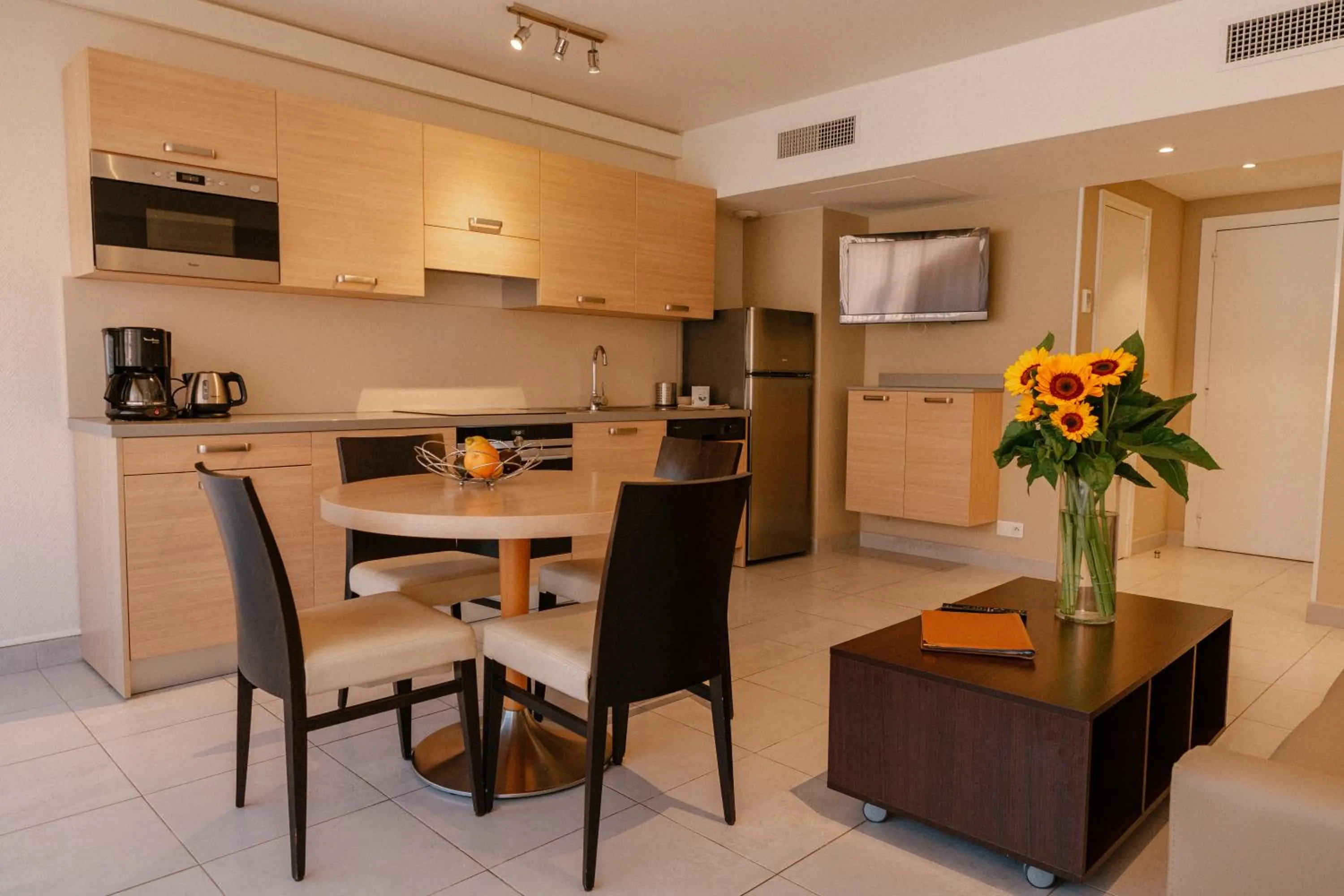 Living room in Résidence Châteauneuf