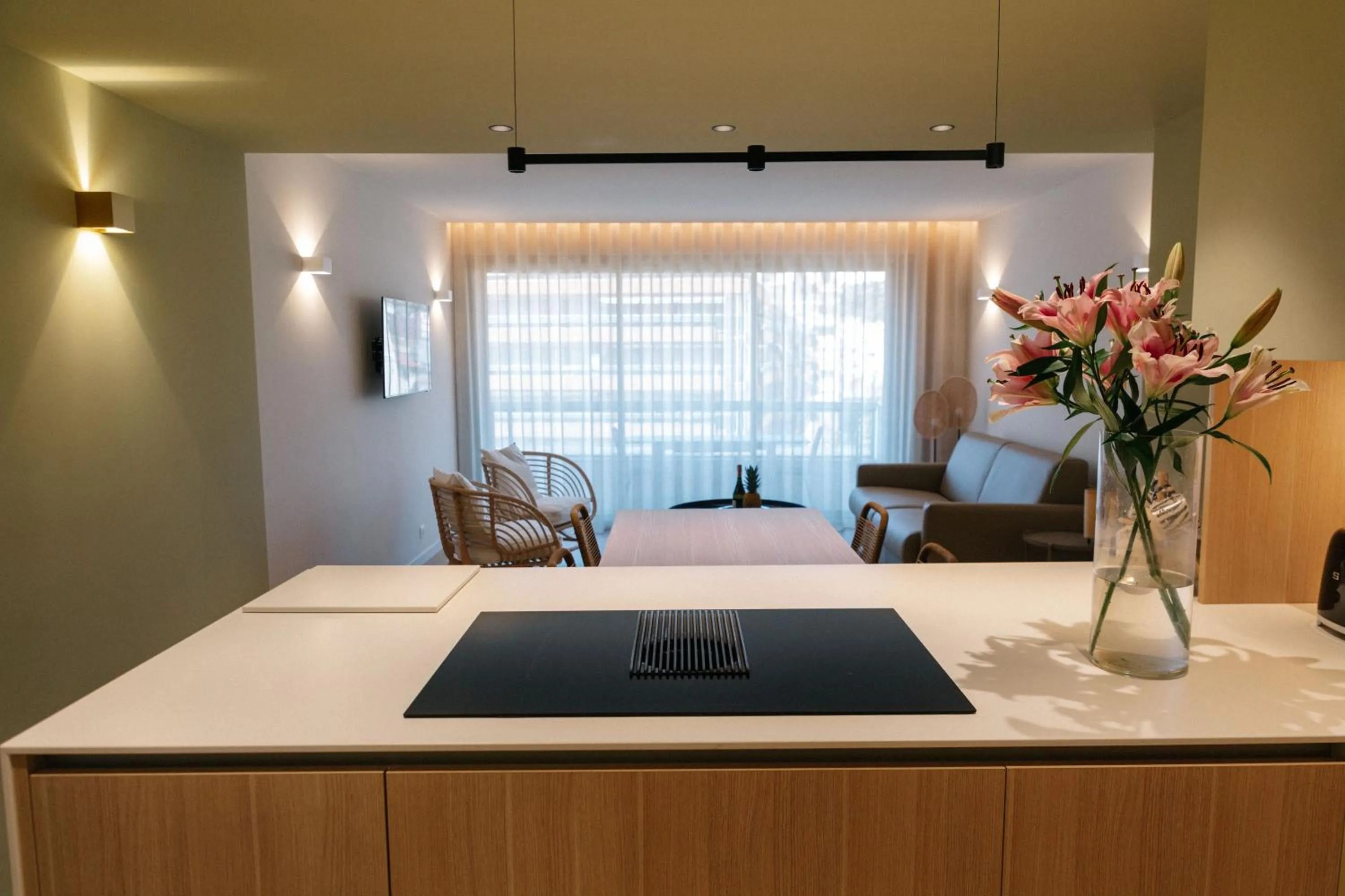 Living room in Résidence Châteauneuf