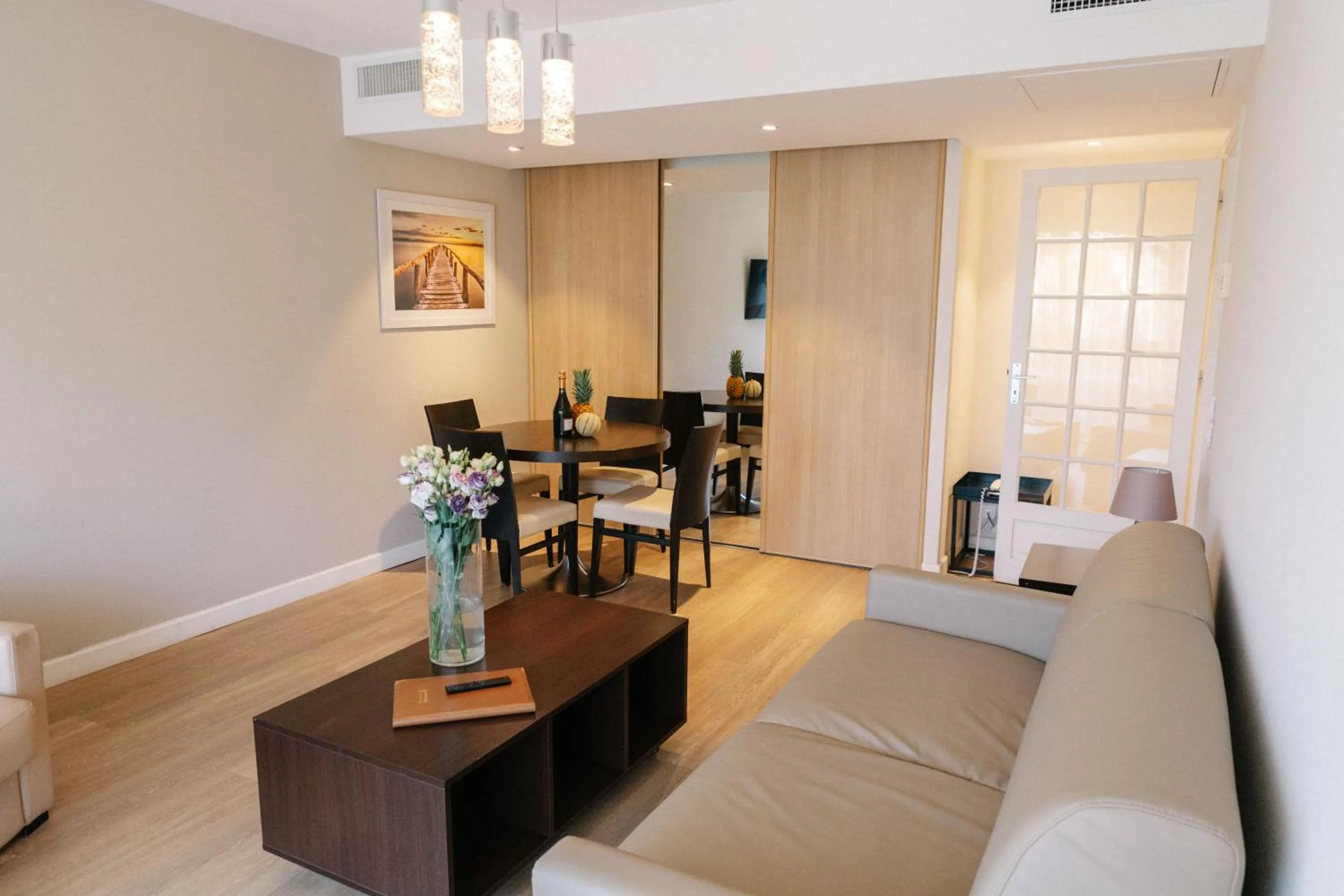 Living room in Résidence Châteauneuf