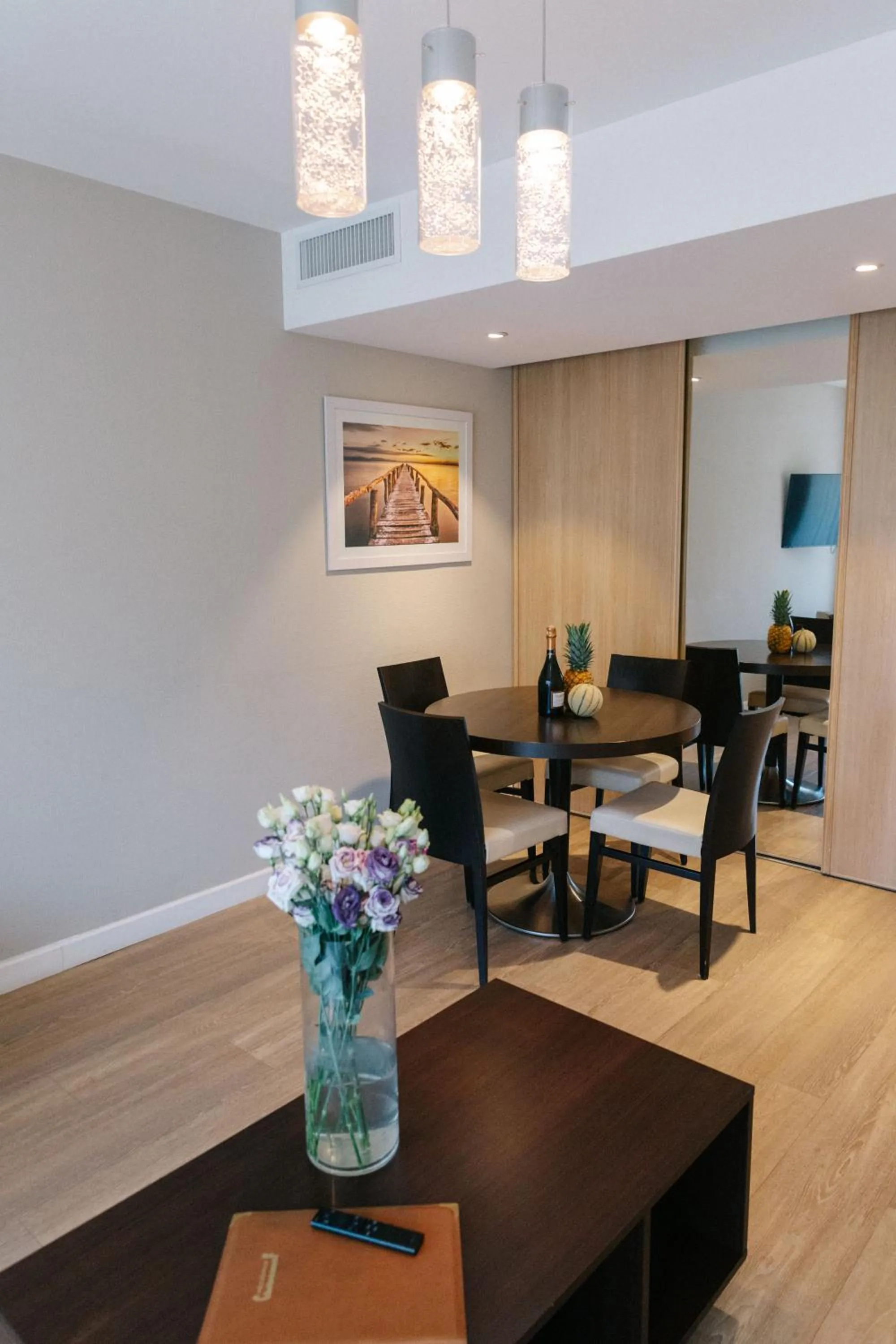 Living room in Résidence Châteauneuf