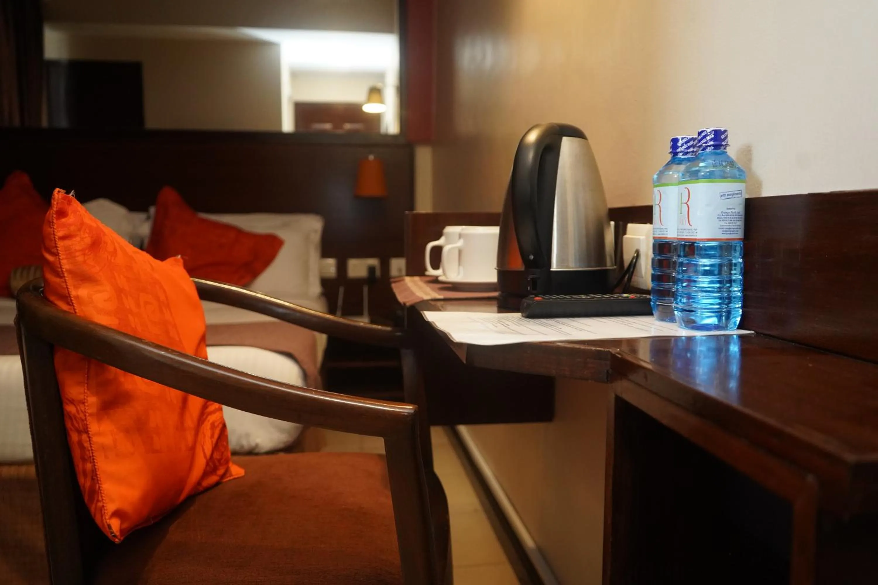 Seating area in Hotel Rio