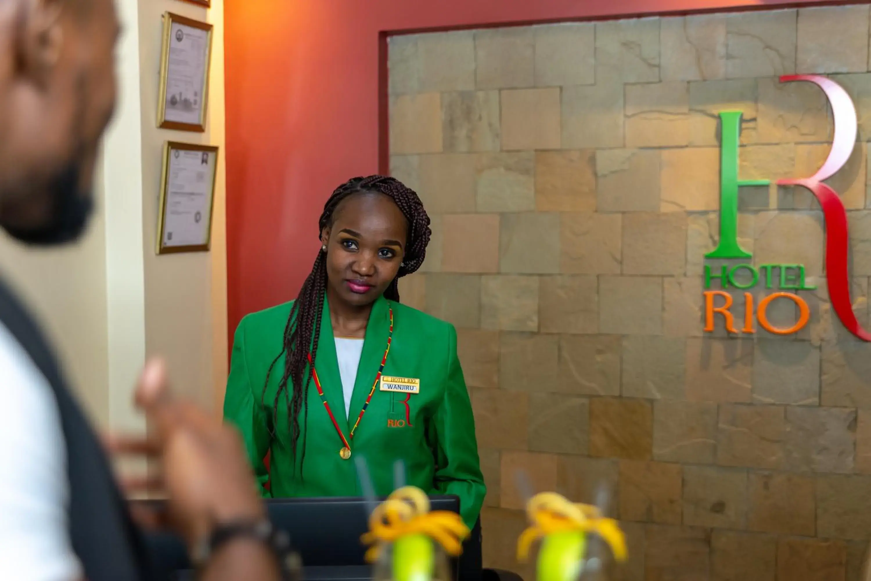 Lobby or reception in Hotel Rio Lobby or reception in Hotel Rio