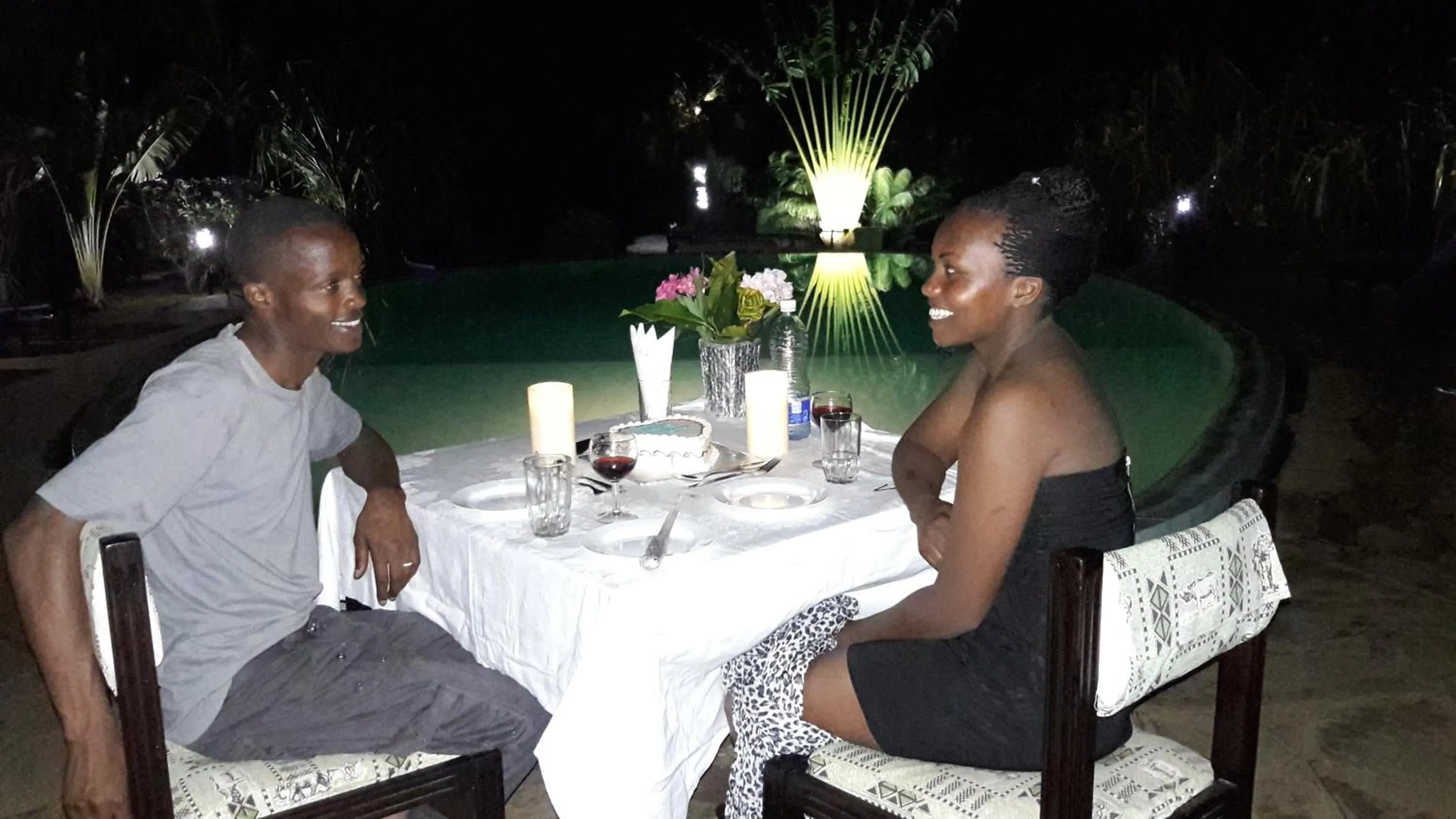 Pool view in African Dream Cottages - Diani Beach