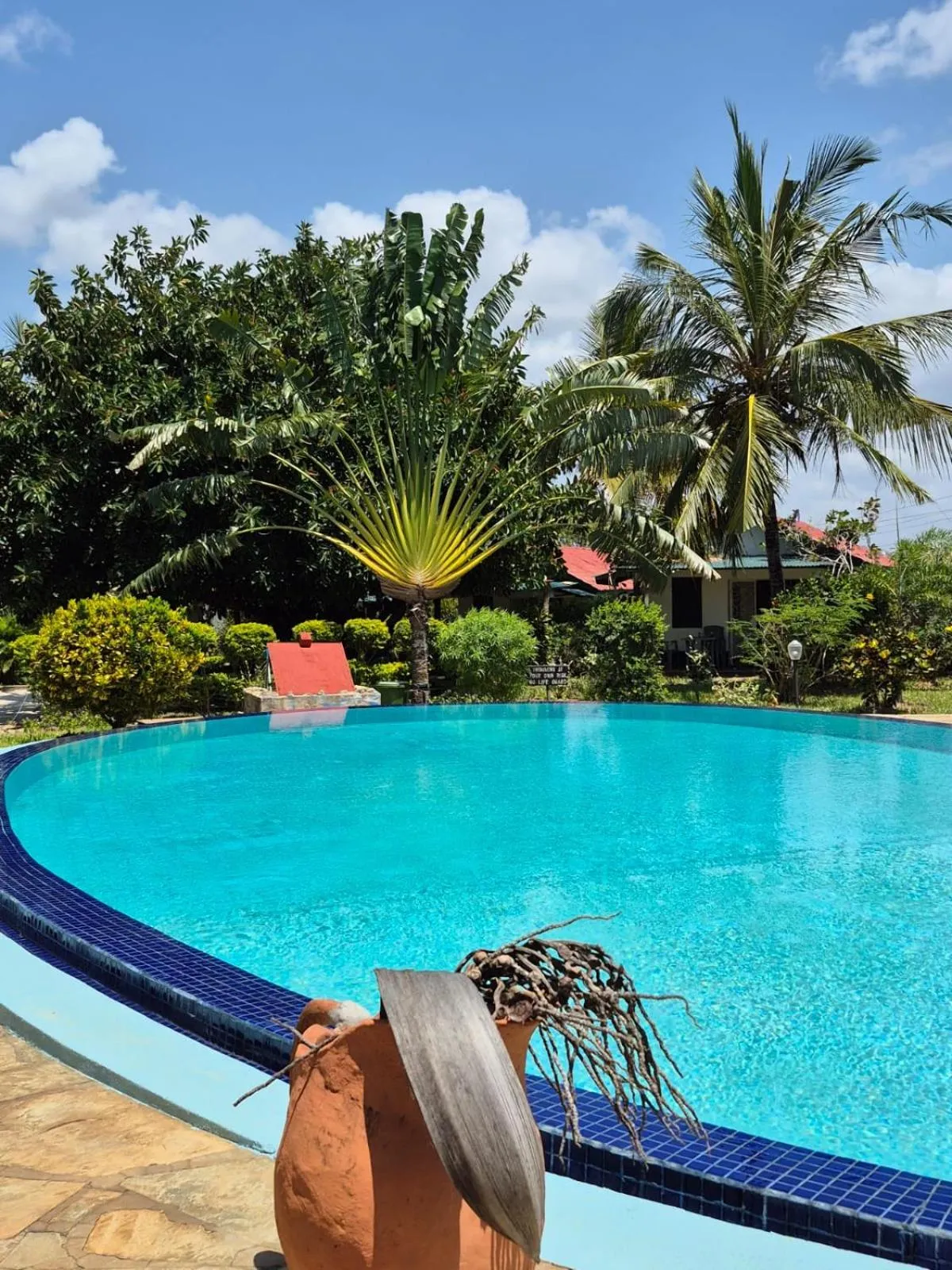 Garden in African Dream Cottages - Diani Beach