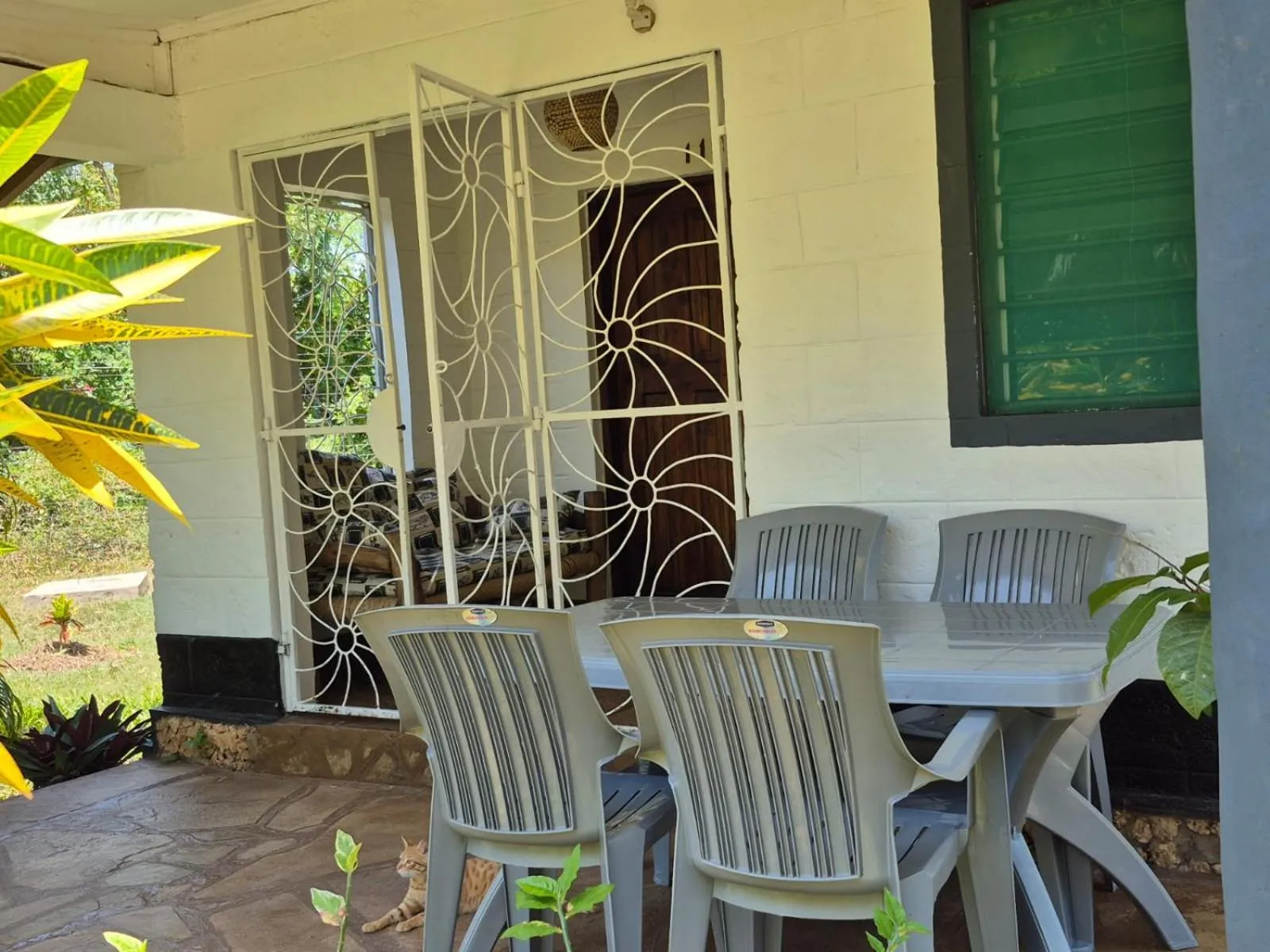 Balcony/Terrace in African Dream Cottages - Diani Beach