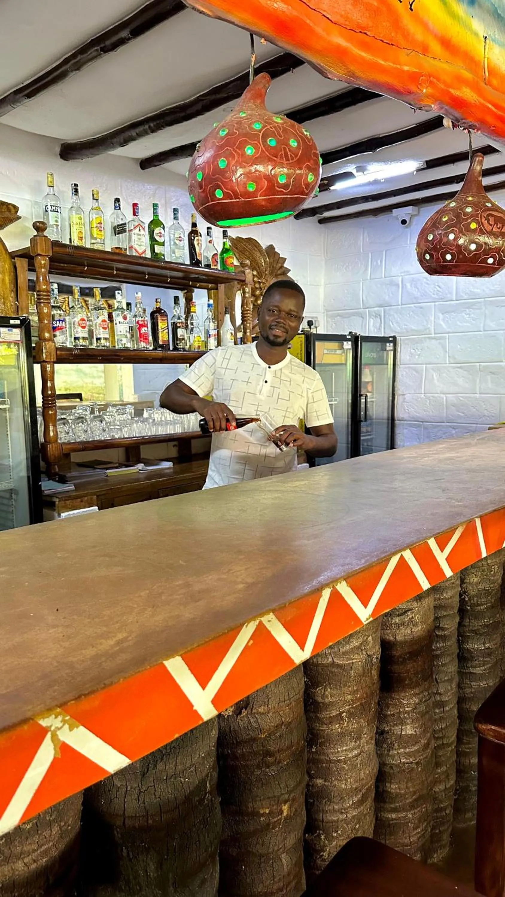 Lounge or bar in African Dream Cottages - Diani Beach