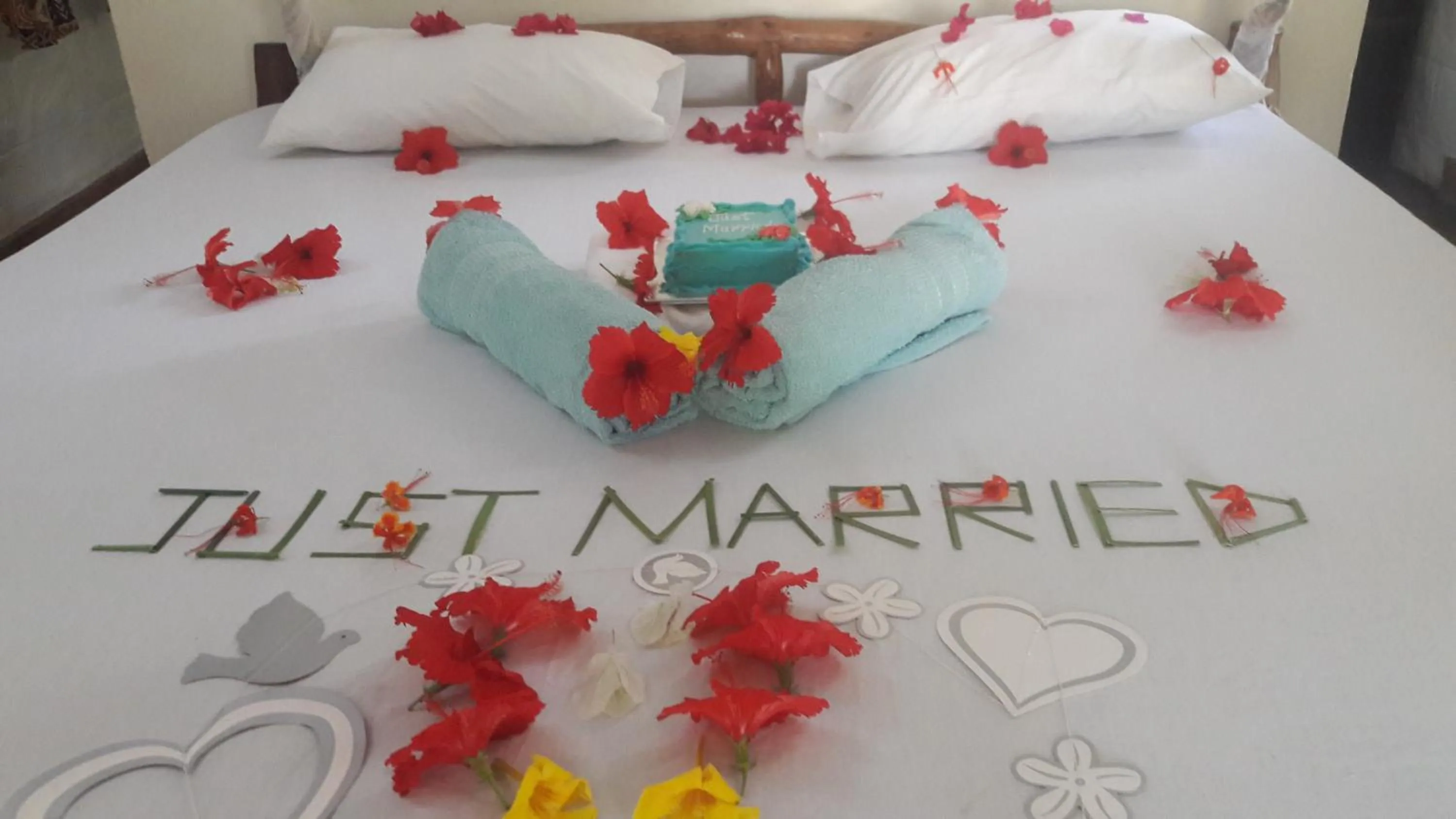 Decorative detail, Bed in African Dream Cottages - Diani Beach