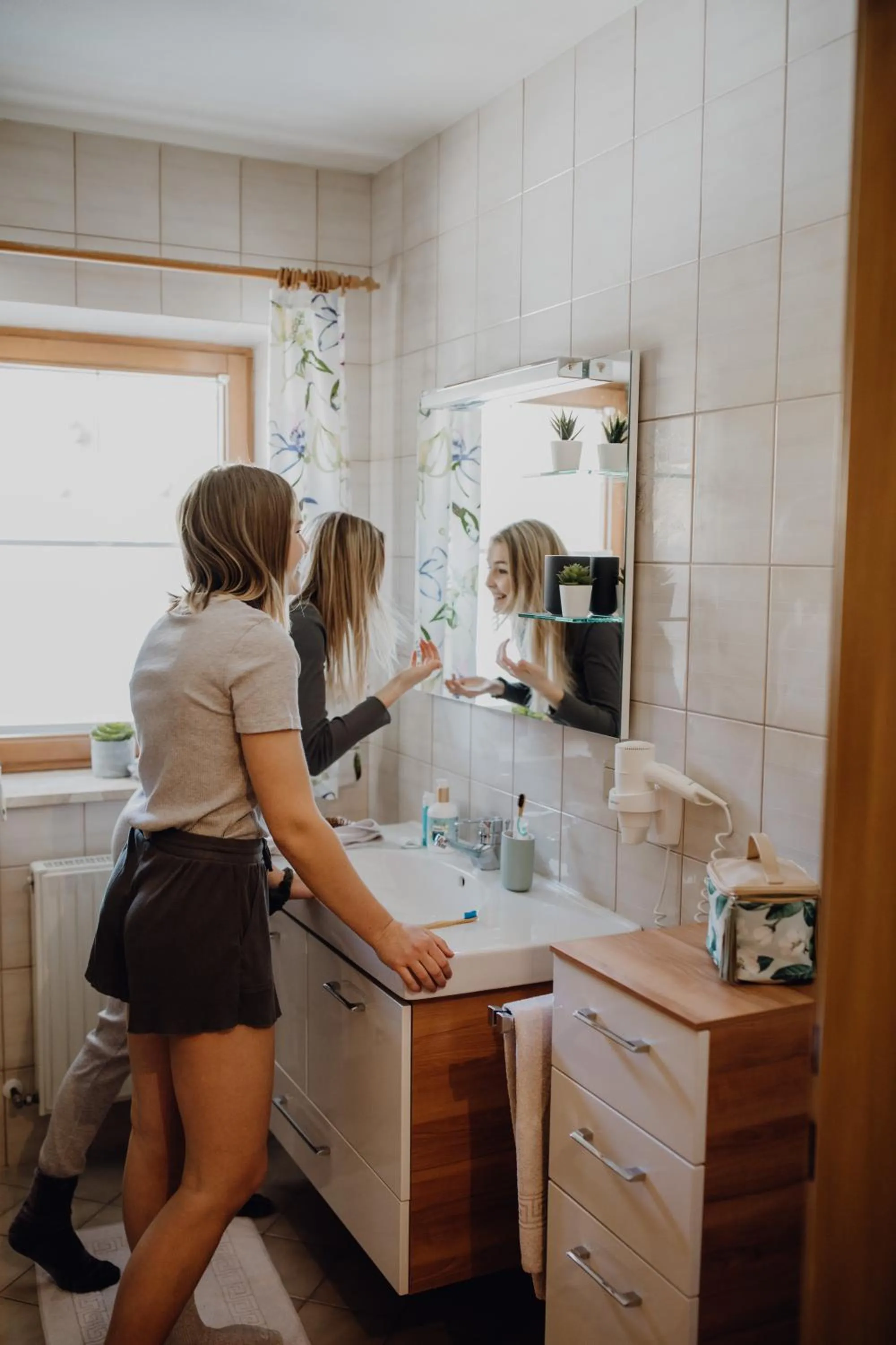 Bathroom in Dorfcafe Unken Hotelpension sWirtshaus im Dorf