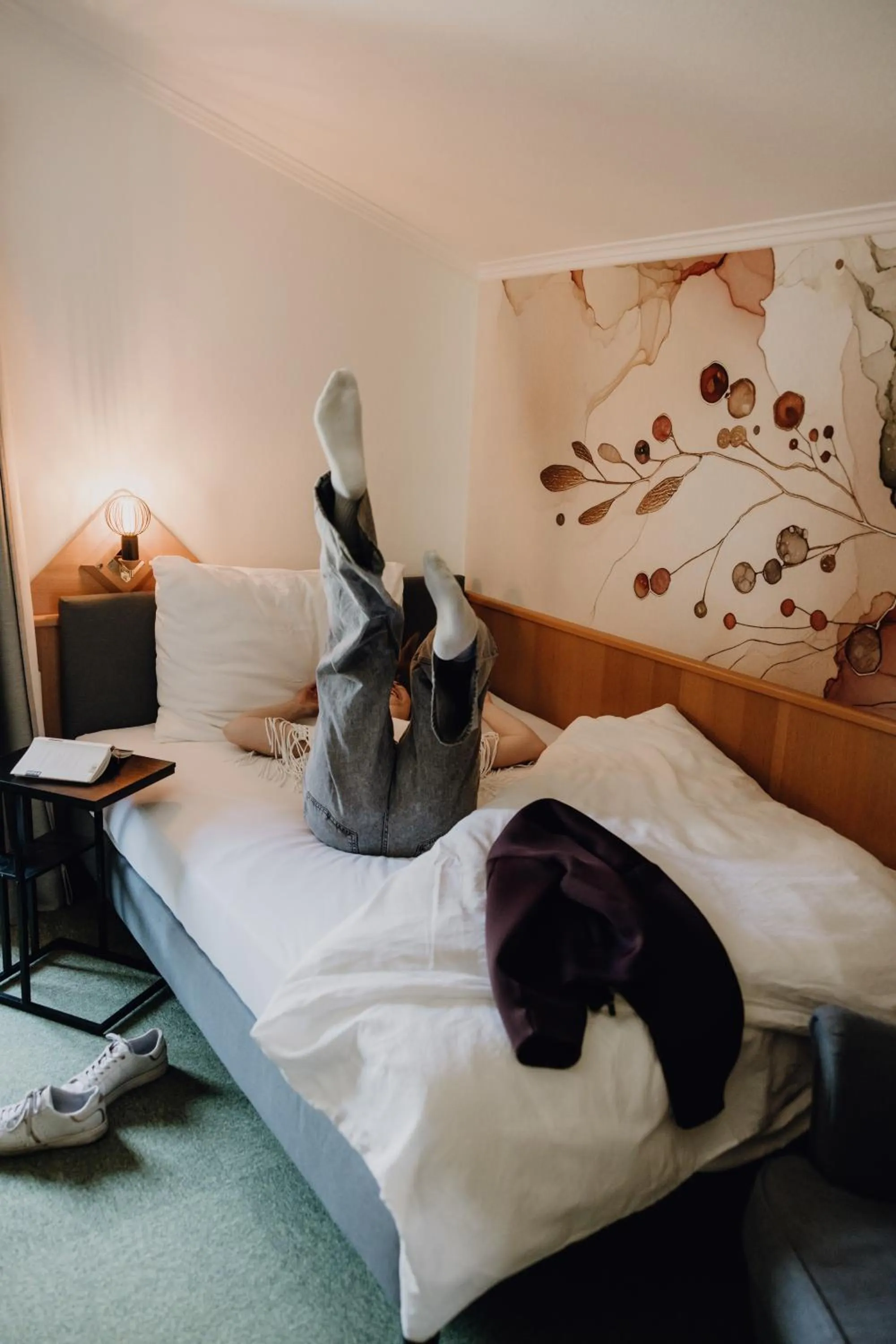 Bed in Dorfcafe Unken Hotelpension sWirtshaus im Dorf