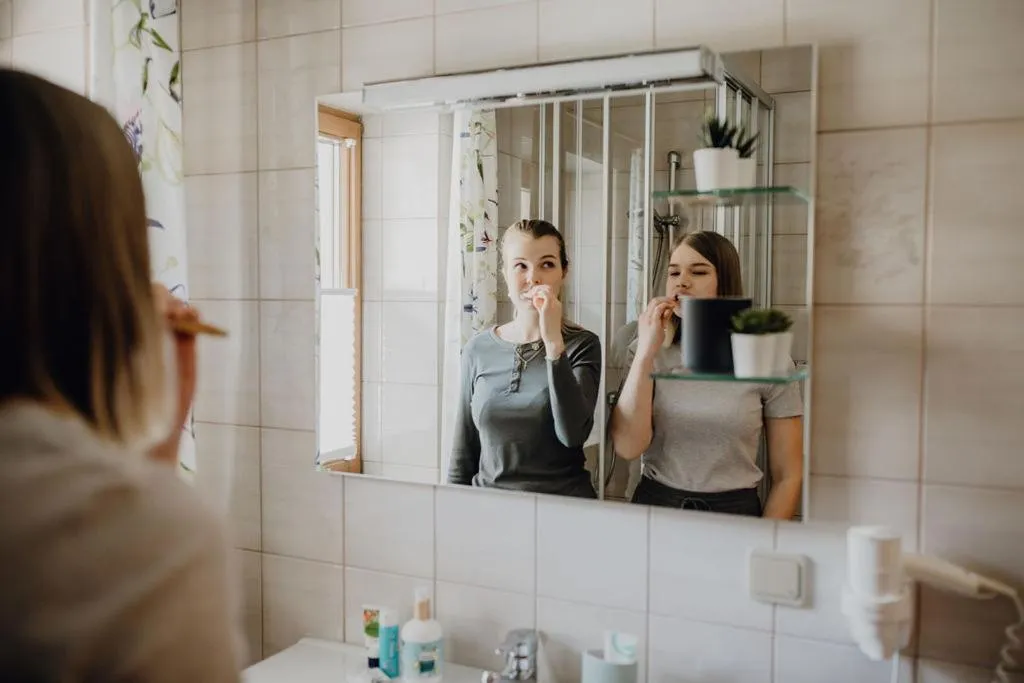 Bathroom in Dorfcafe Unken Hotelpension sWirtshaus im Dorf