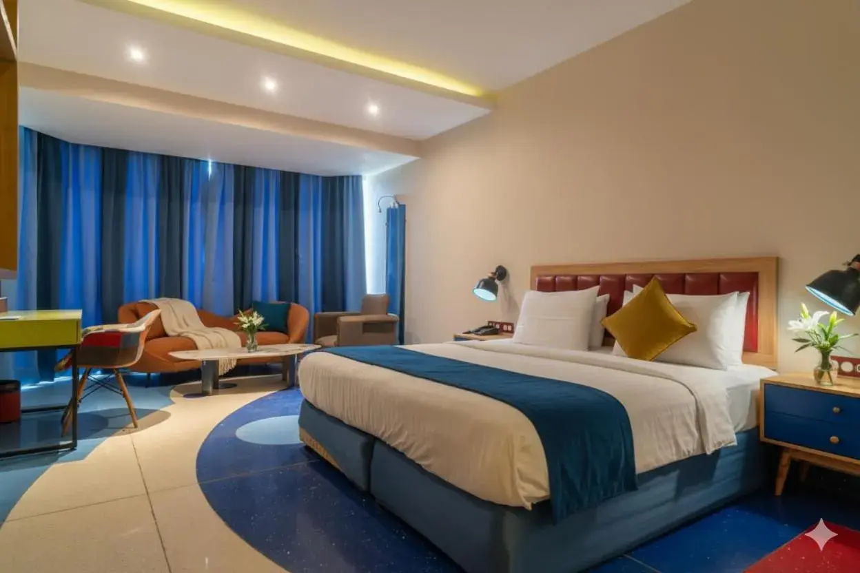 Bedroom, Bed in Sandoz Vagator Goa Bedroom, Bed in Sandoz Vagator Goa