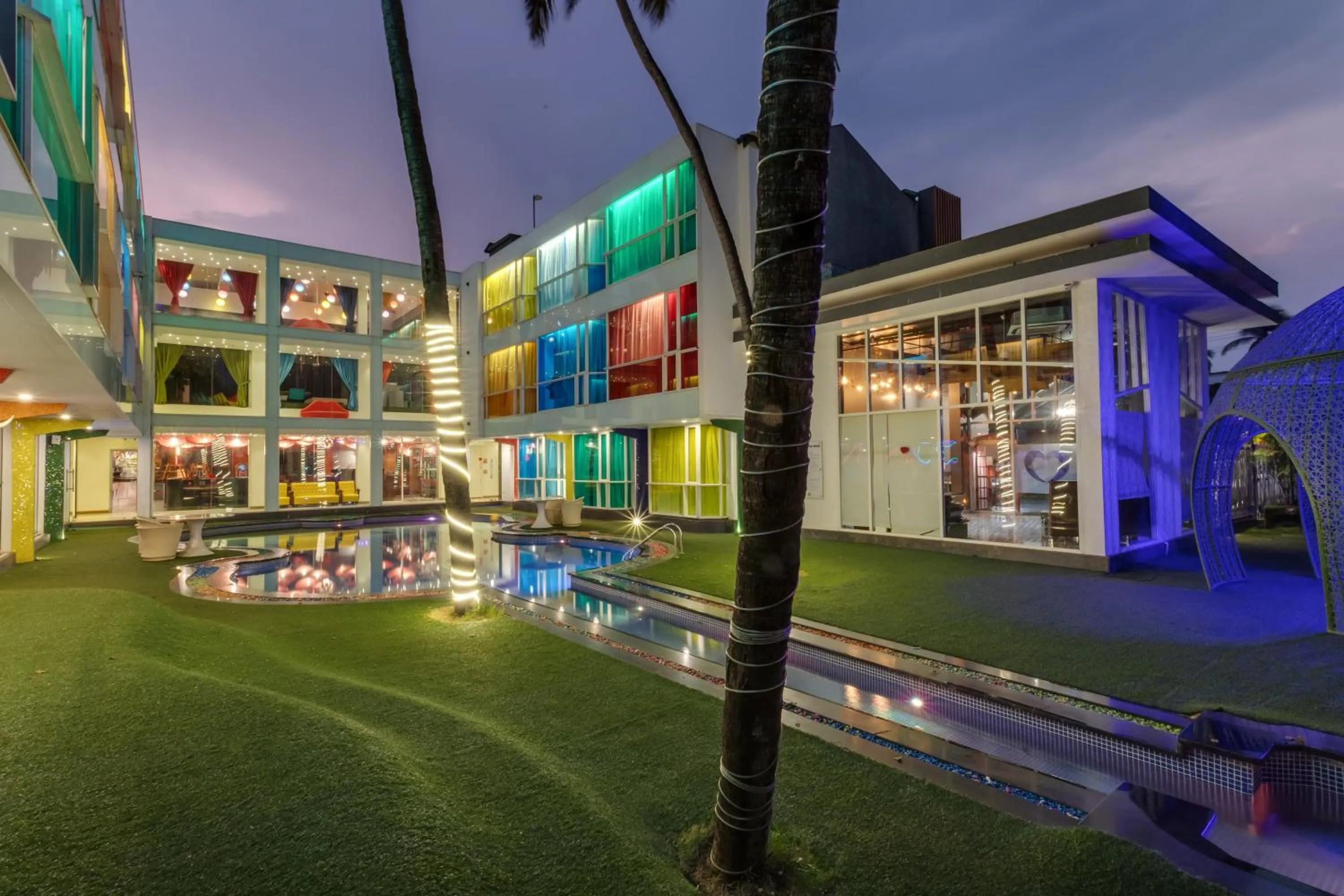 Property building in Sandoz Vagator Goa