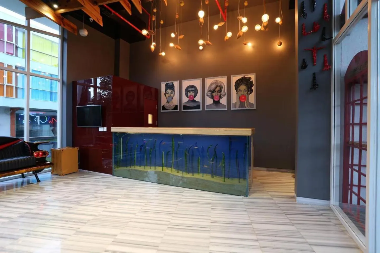 Living room in Sandoz Vagator Goa