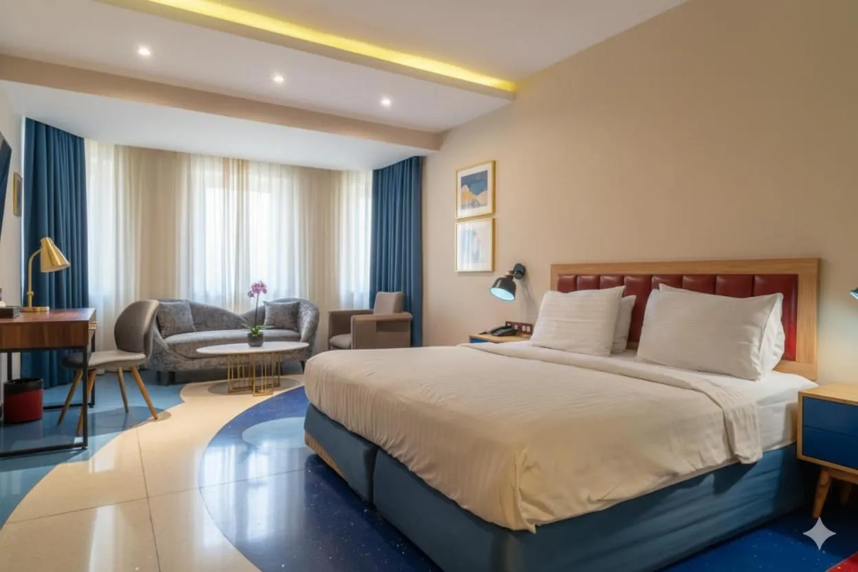 Bedroom, Bed in Sandoz Vagator Goa