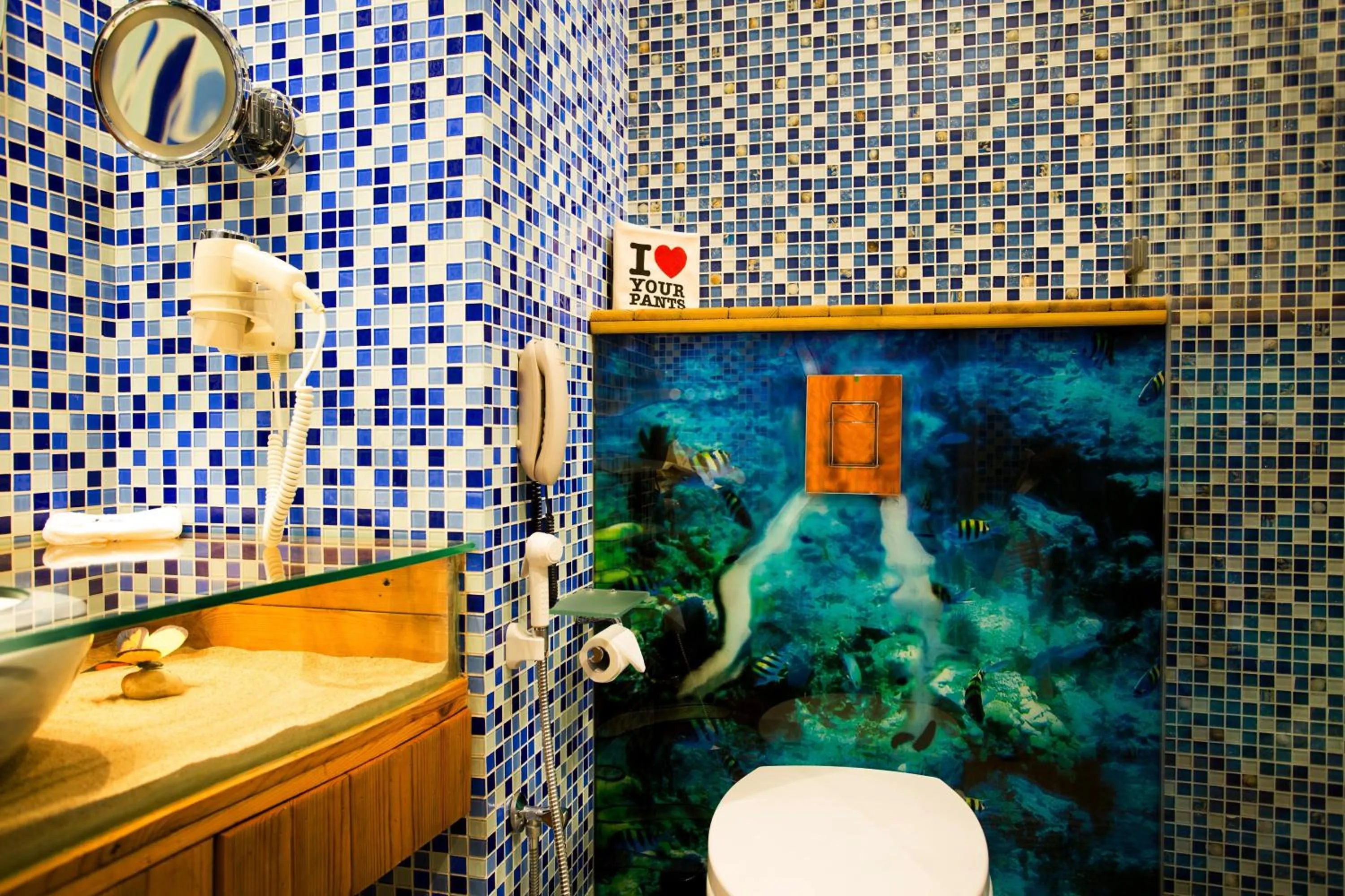 Shower in Sandoz Vagator Goa