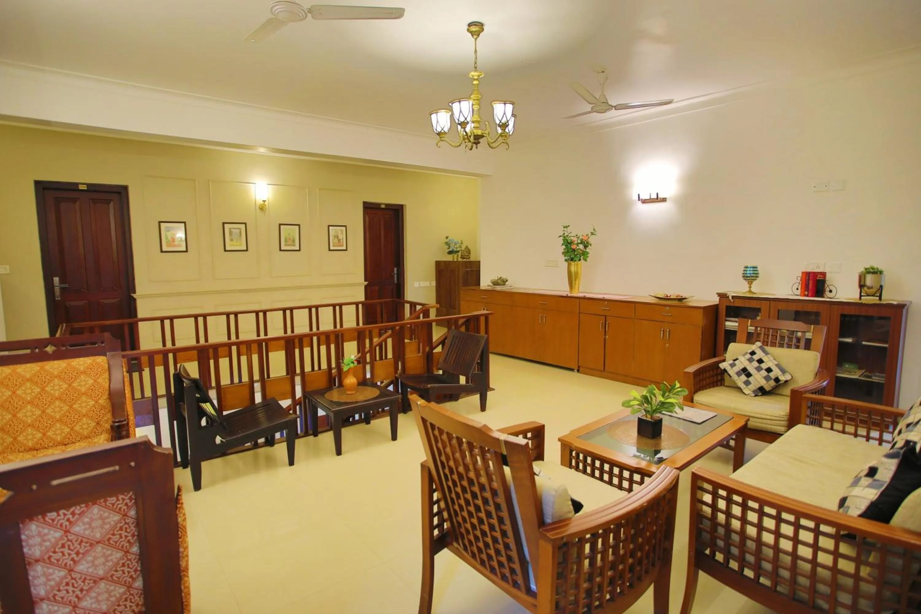 Living room in Chithirapuram Palace