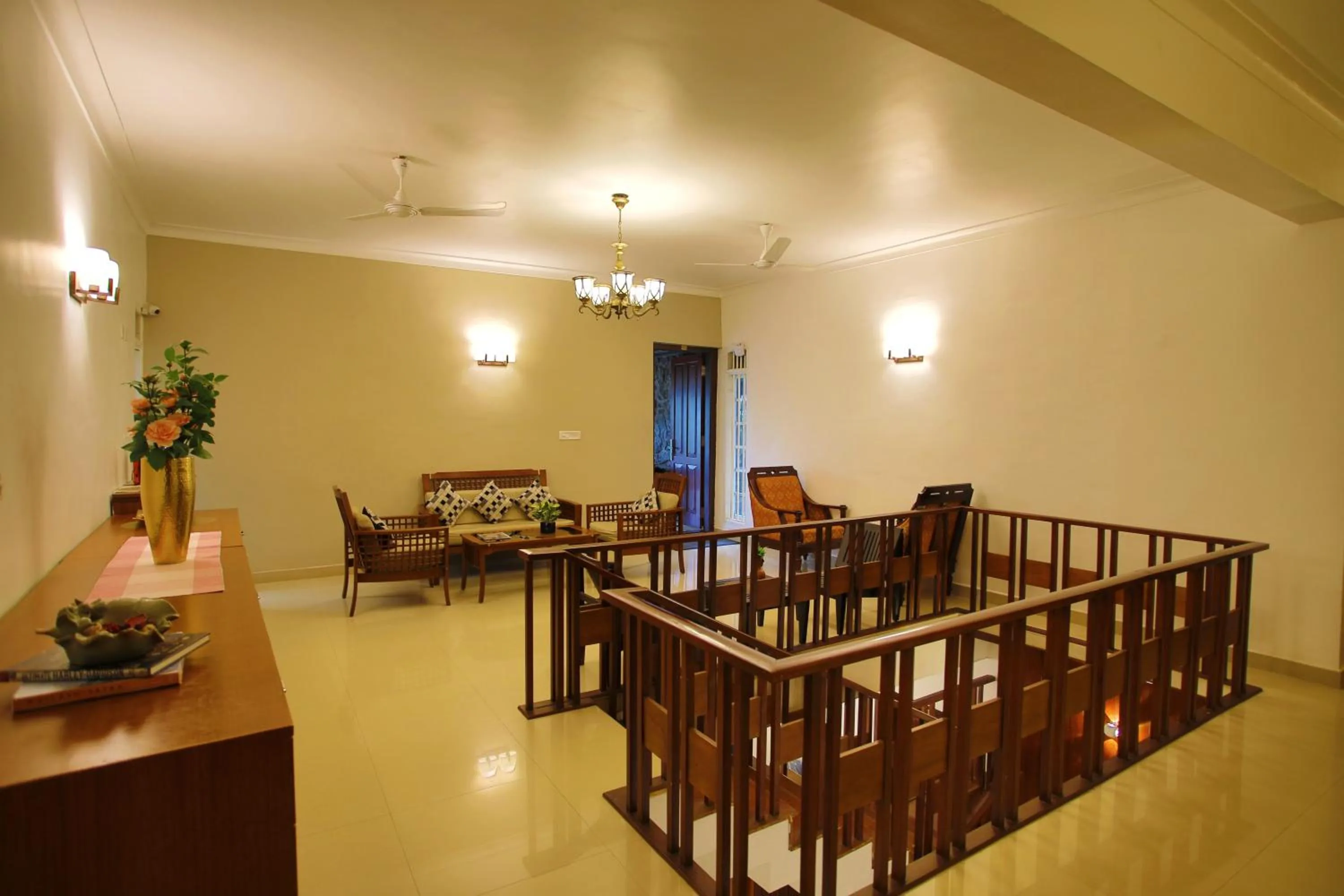 Living room in Chithirapuram Palace