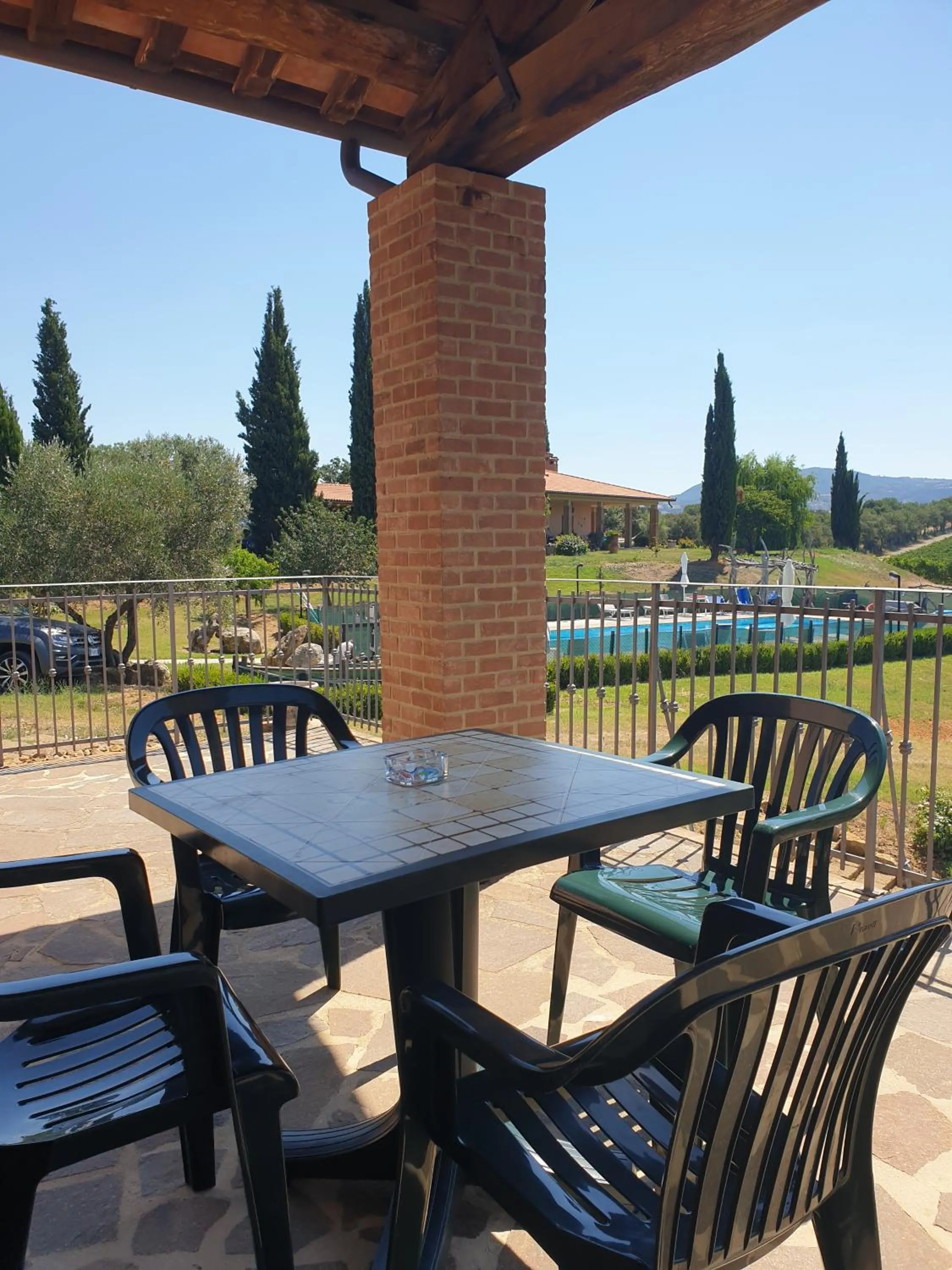 Balcony/Terrace in Agriturismo Diaccialone