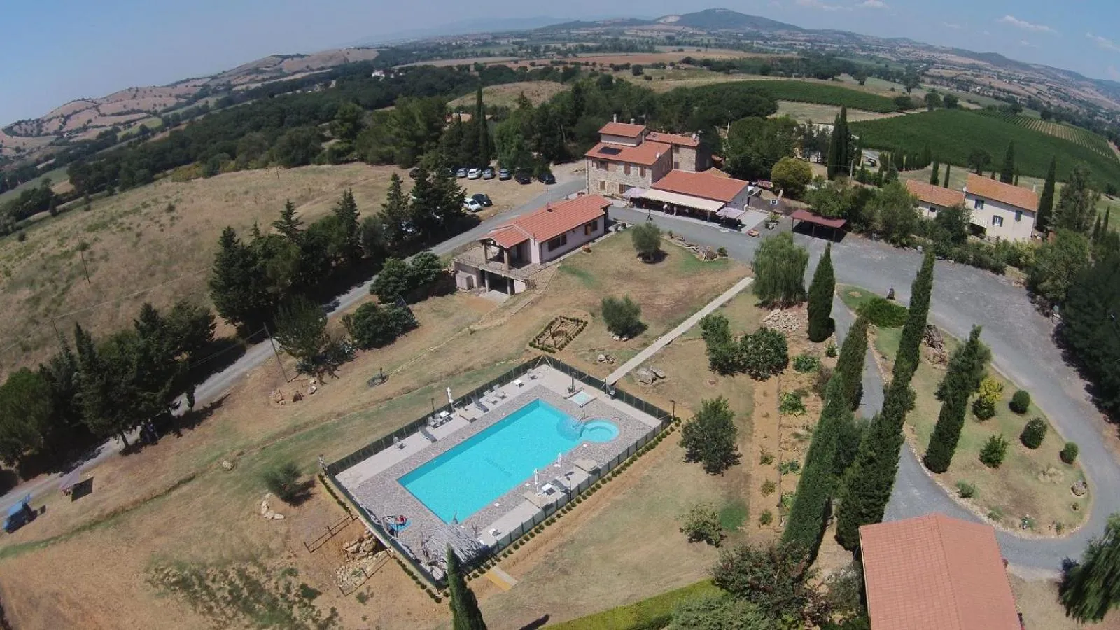 Bird's eye view in Agriturismo Diaccialone