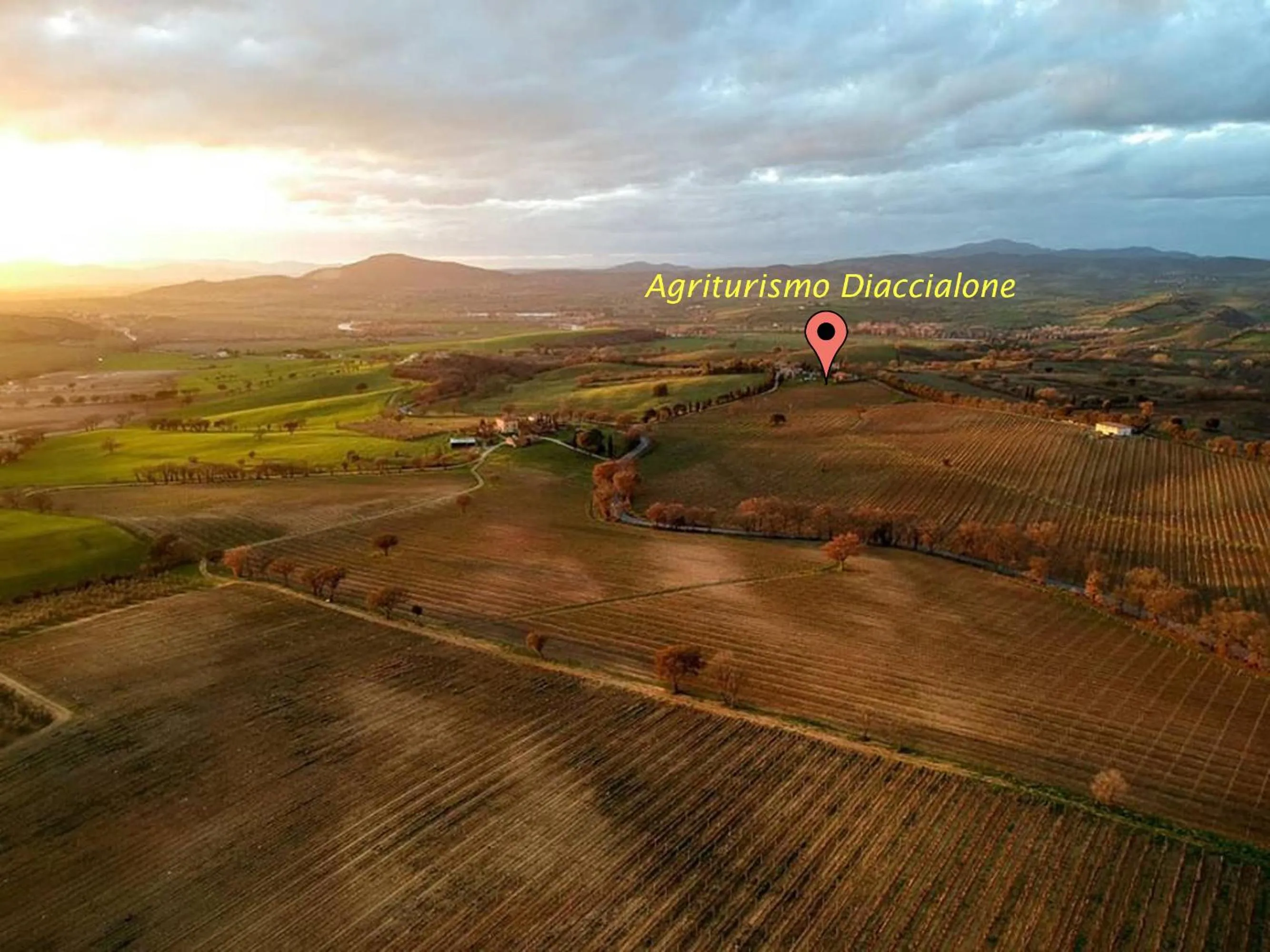 Bird's eye view in Agriturismo Diaccialone