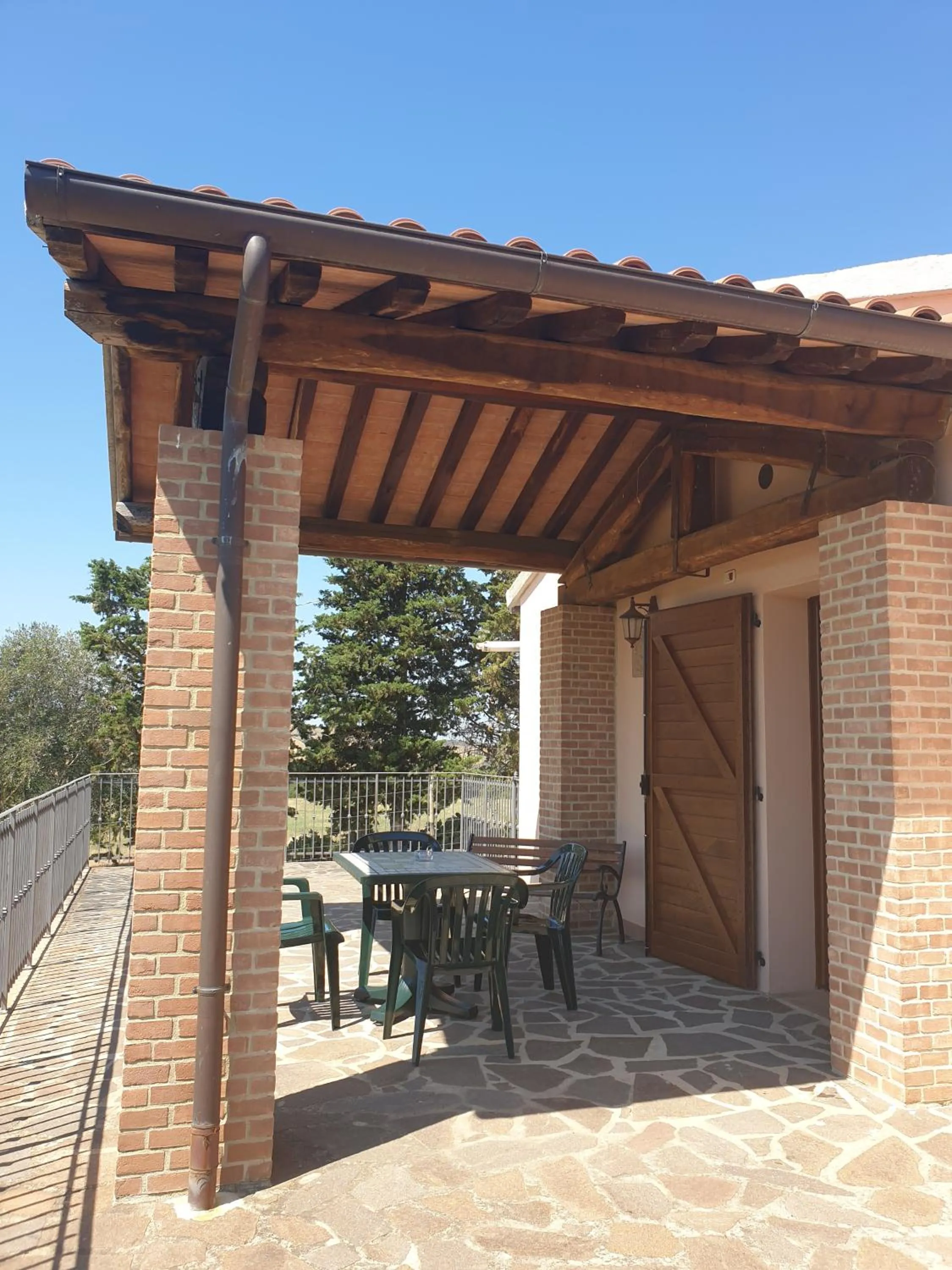 Balcony/Terrace in Agriturismo Diaccialone