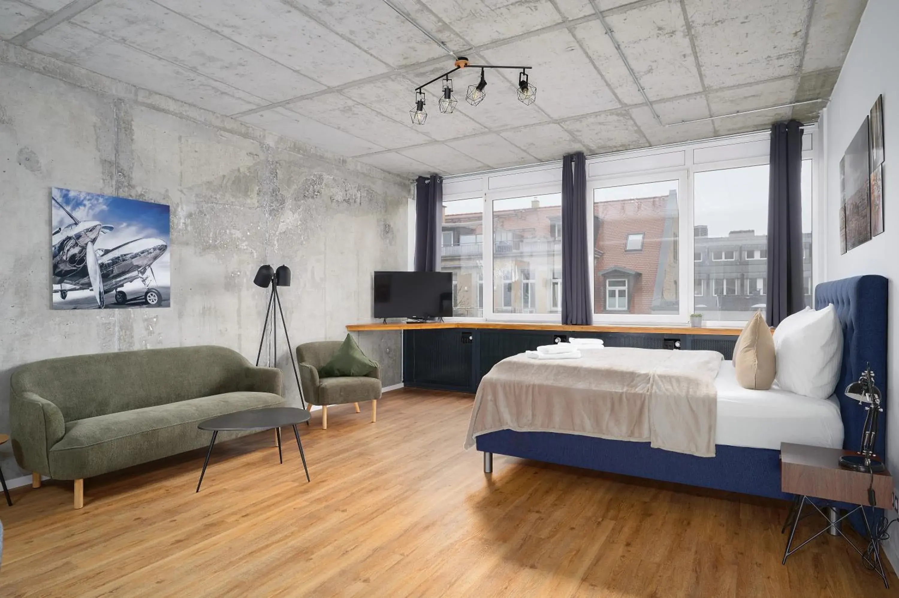 Superior Twin Room in Stylisches Studio im Herzen Leipzigs Superior Twin Room in Stylisches Studio im Herzen Leipzigs
