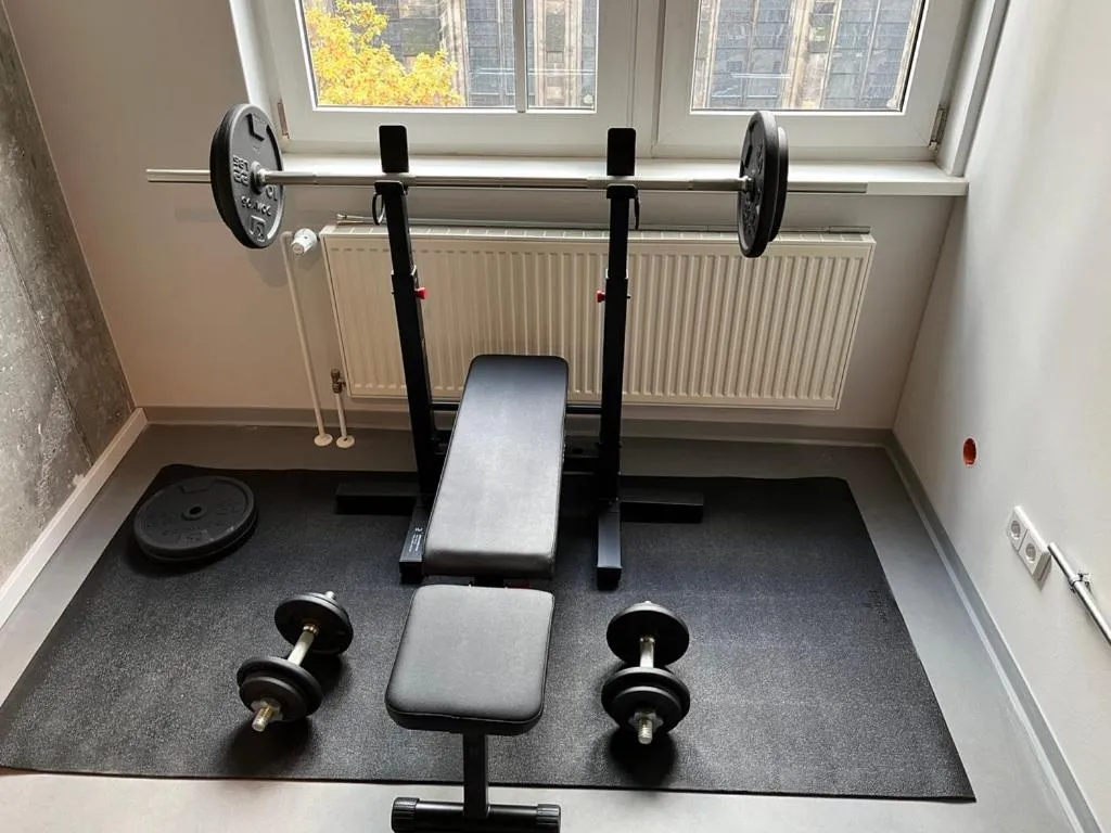Fitness centre/facilities in Stylisches Studio im Herzen Leipzigs
