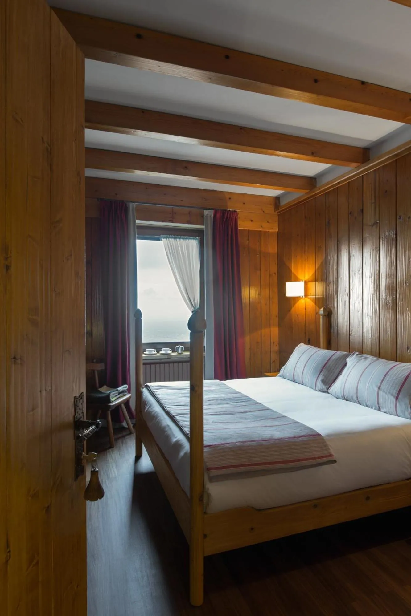 Bedroom, Bed in Albergo Ristorante Bucaneve