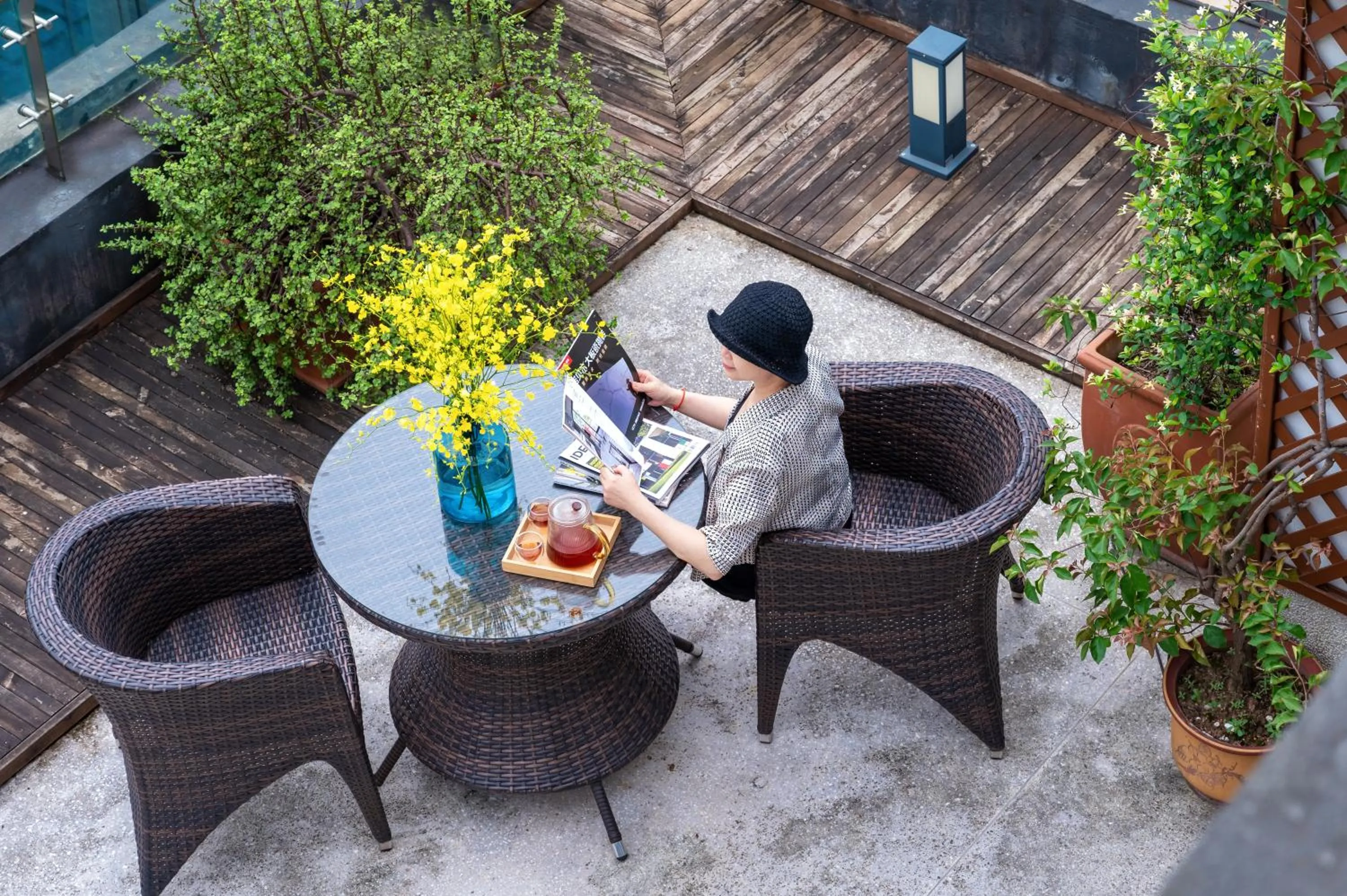 Garden in Wuyu Hotel - Chongqing Jiangbei Airport & Light Rail